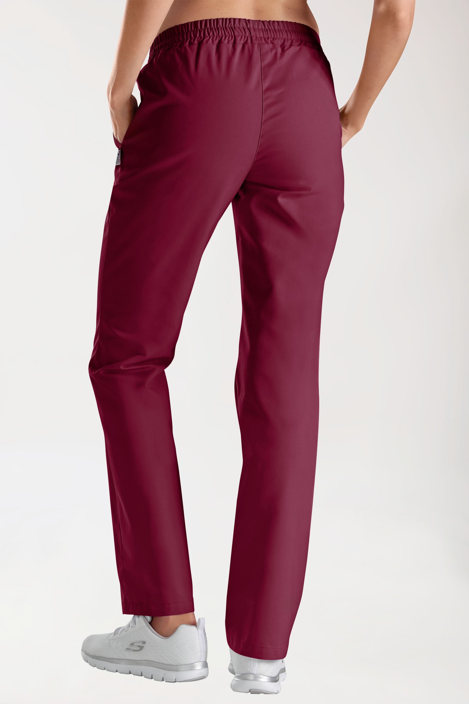 JUST STRONG Hose Damen - Gummibund bordeaux