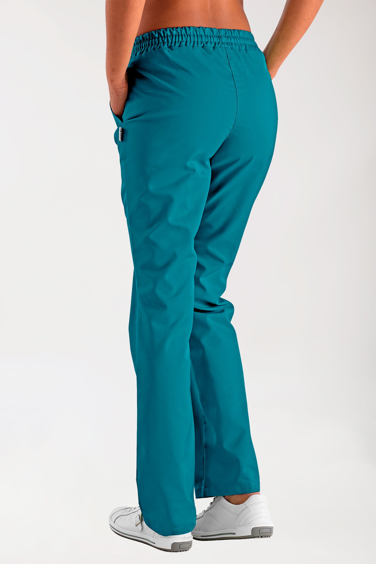 JUST STRONG Hose Damen - Gummibund petrol