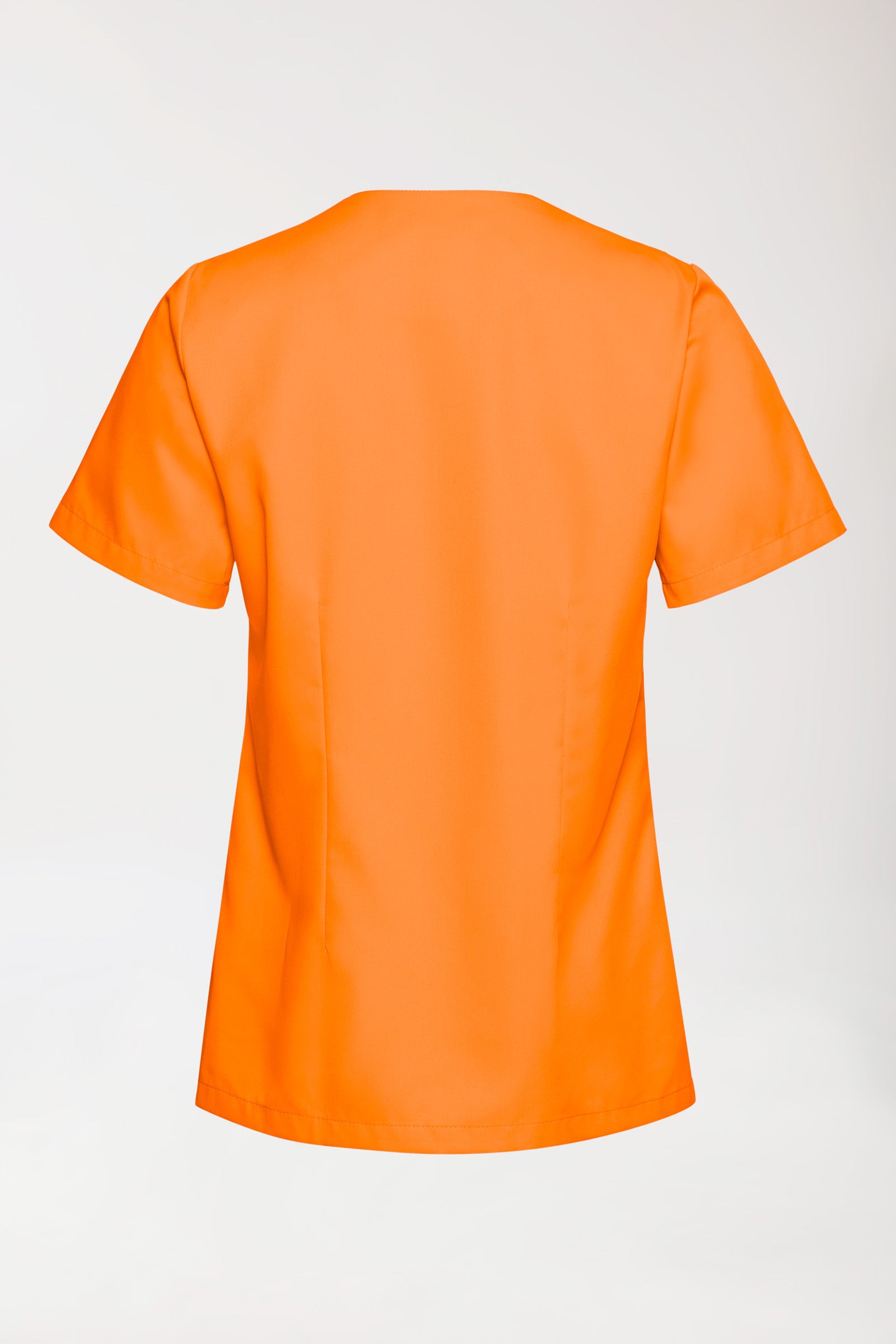 TENCEL™ Schlupfkasack Damen - V-Ausschnitt brillant orange, Vue de dos 