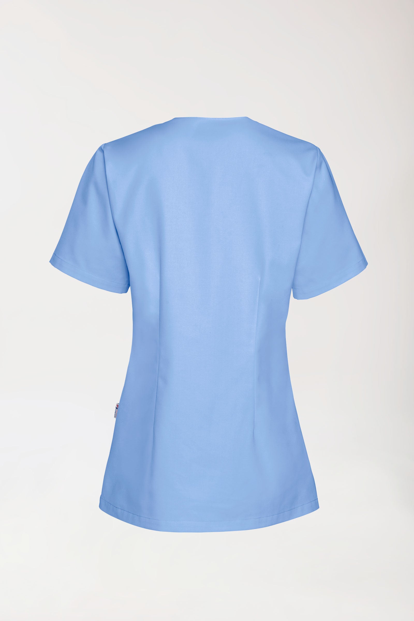 JUST STRONG Schlupfkasack Damen - V-Ausschnitt himmelblau, Vue de dos 