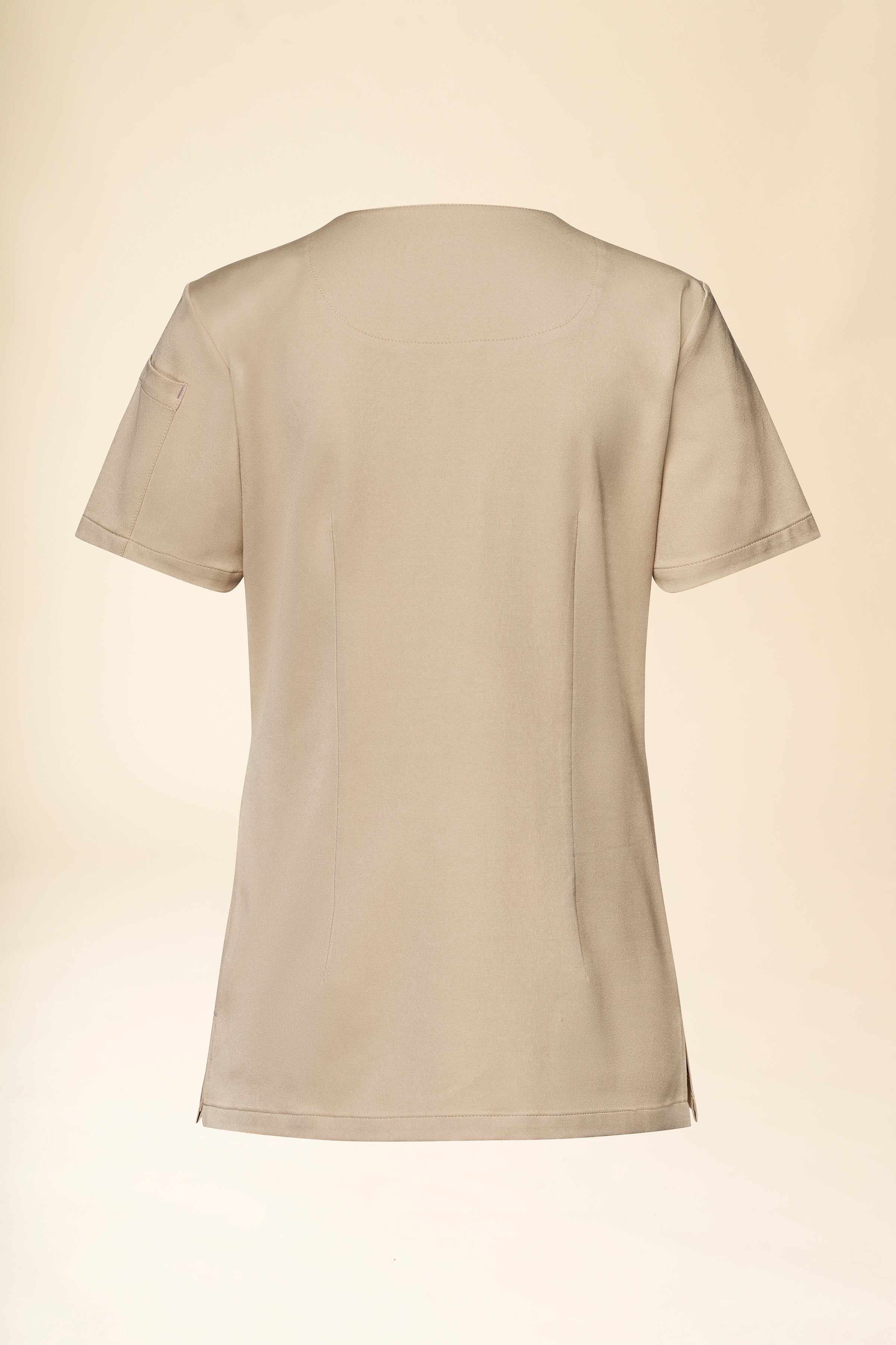 KAERE Schlupfkasack Damen - V-Ausschnitt sand, Vue de dos 