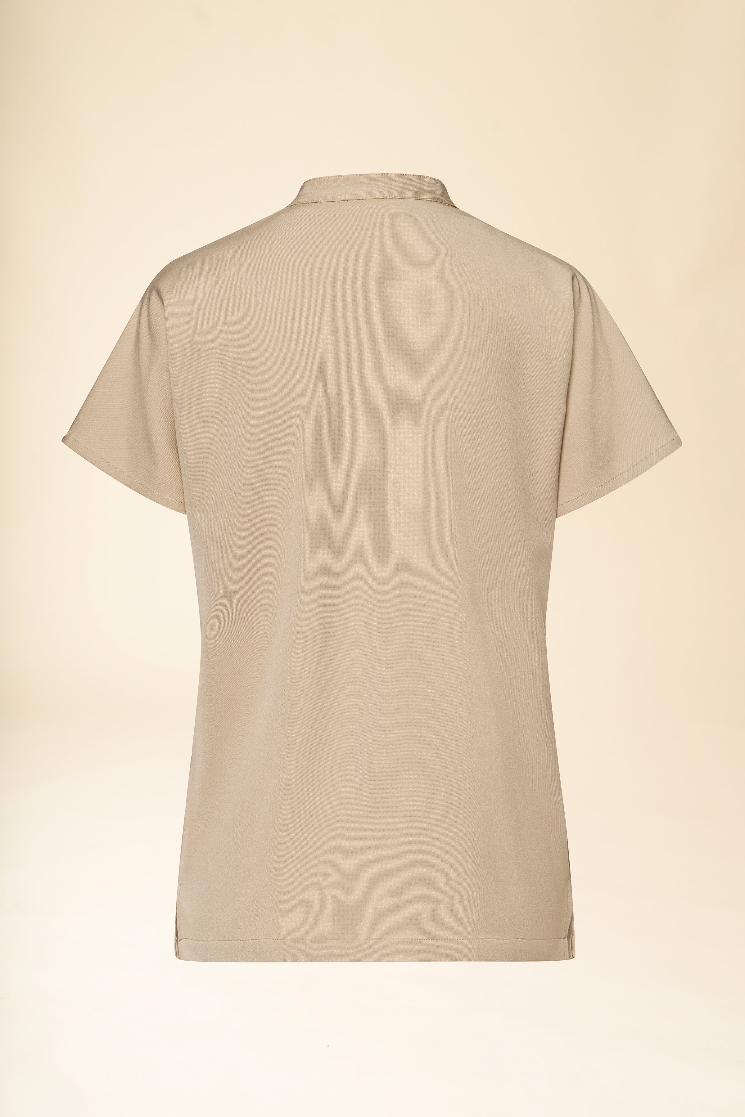 KAERE Schlupfkasack Damen - Stehkragen sand, Vue de dos 