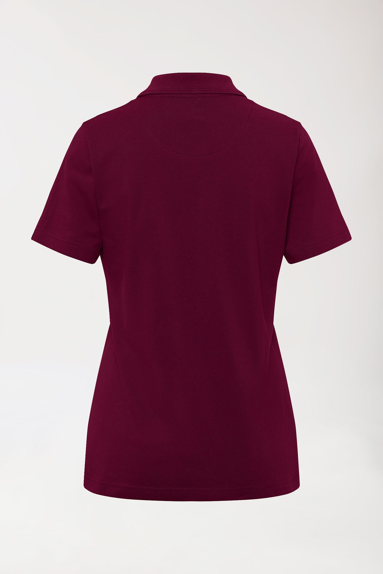 COMFY FLEX Stretch Shirt Damen - Polokragen bordeaux, Vue de dos 