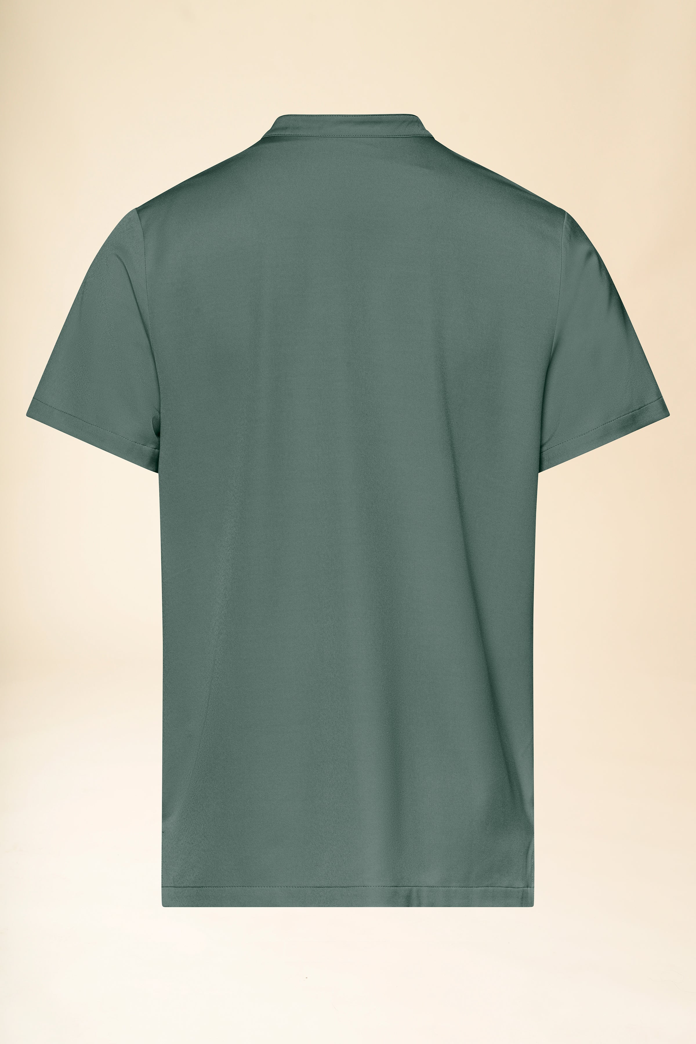 KAERE Schlupfkasack Herren - Stehkragen dunkelgrün, Vue de dos 