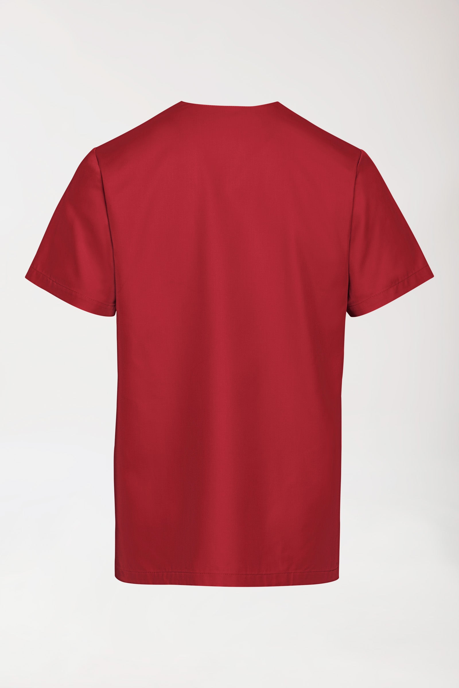 TENCEL™ Schlupfkasack Herren - V-Ausschnitt rot, Vue de dos 
