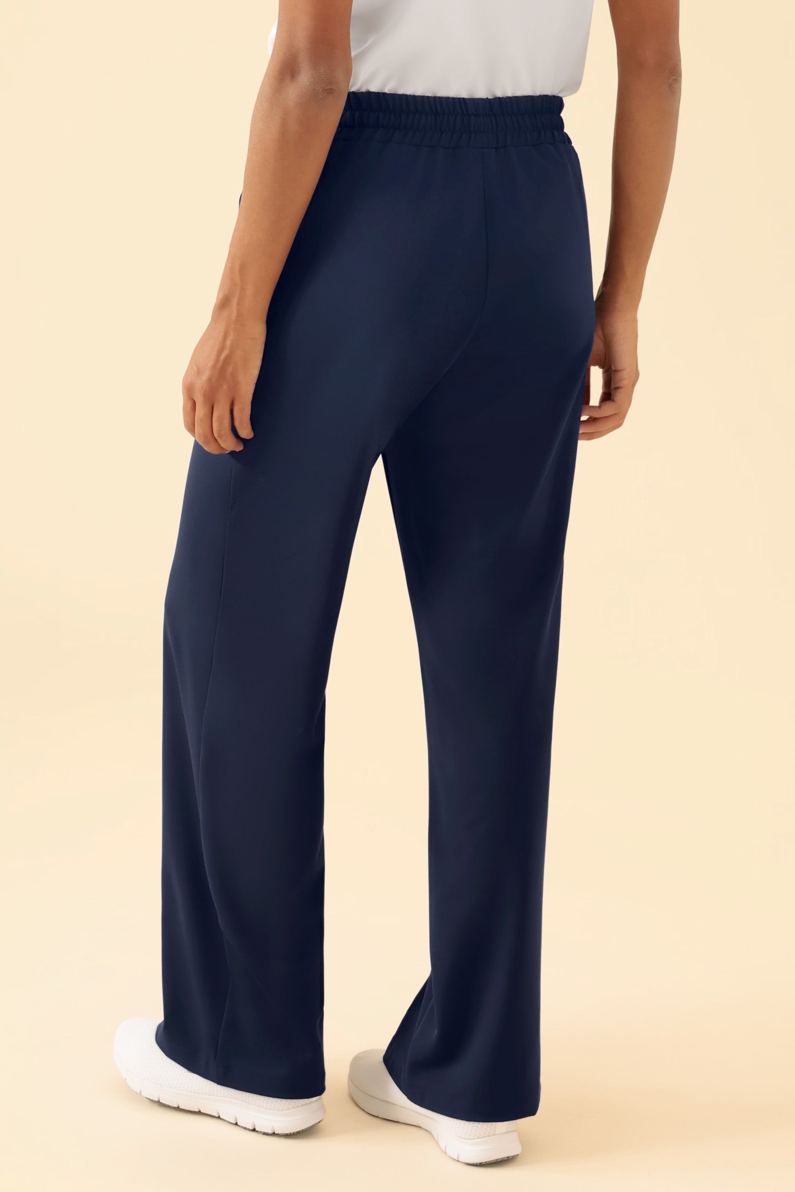 KAERE Hose Damen - weites Bein navy, Vue de dos 