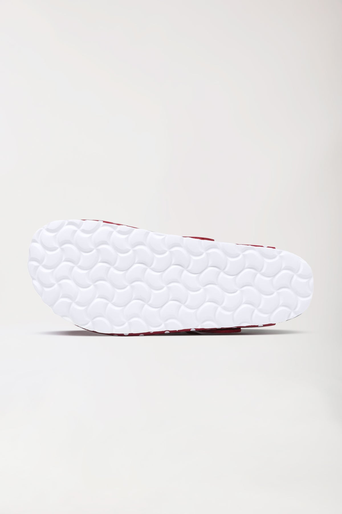 Damen Clog rot/weiss, Rückansicht 
