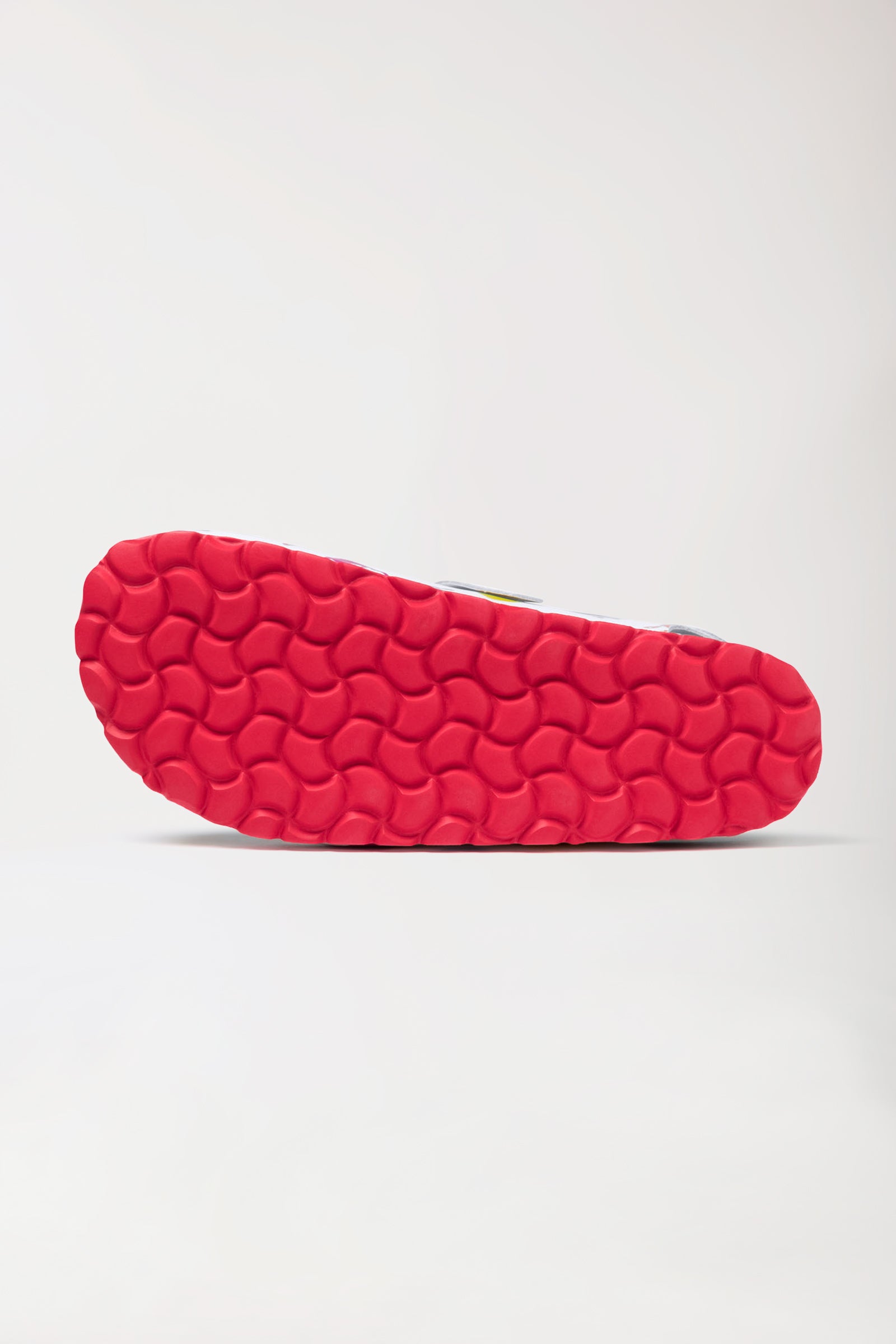 Damen Clog weiss/bunt, Vue de dos 