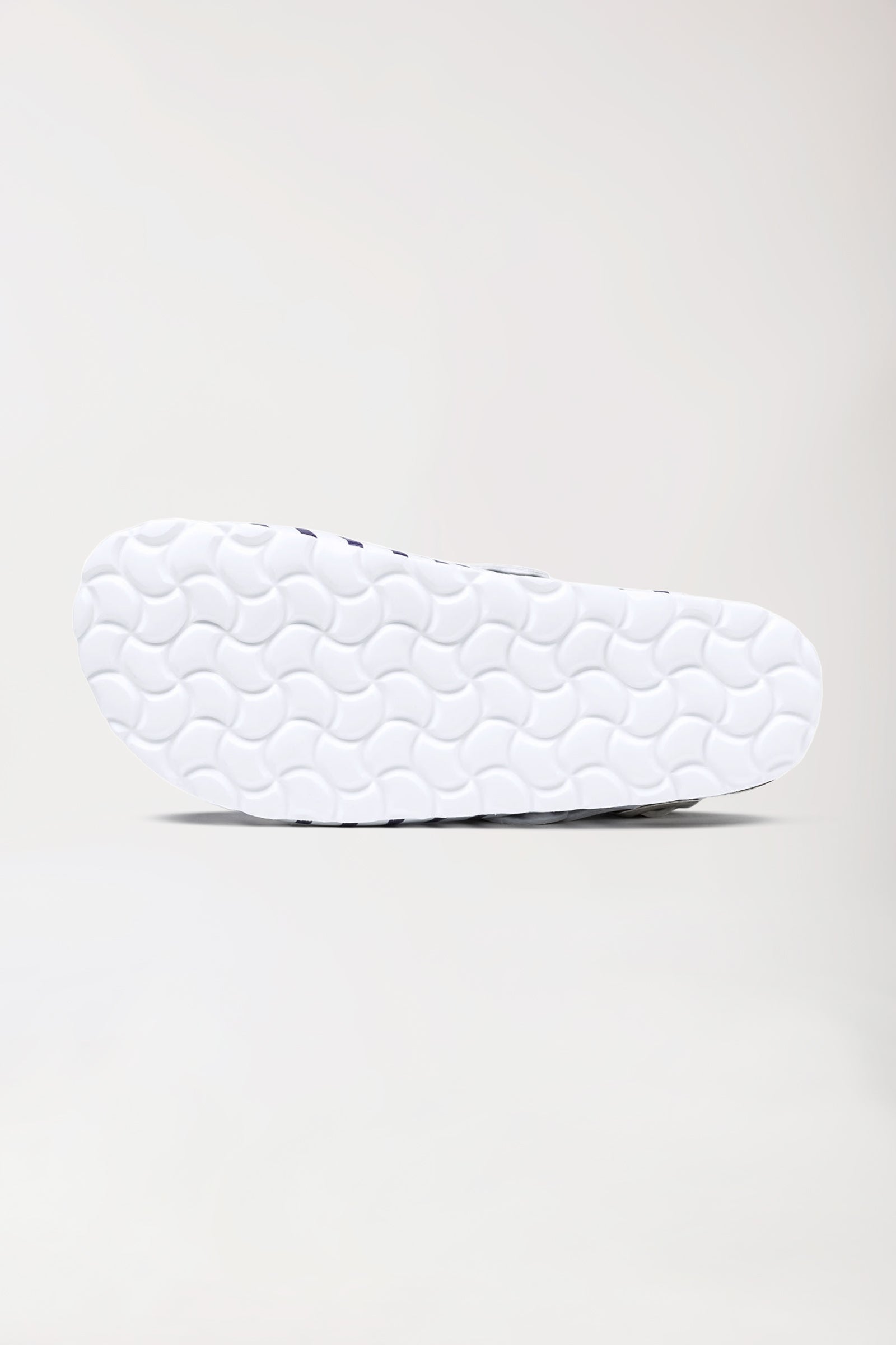 Damen Clog weiss/marine/rot, Vue de dos 