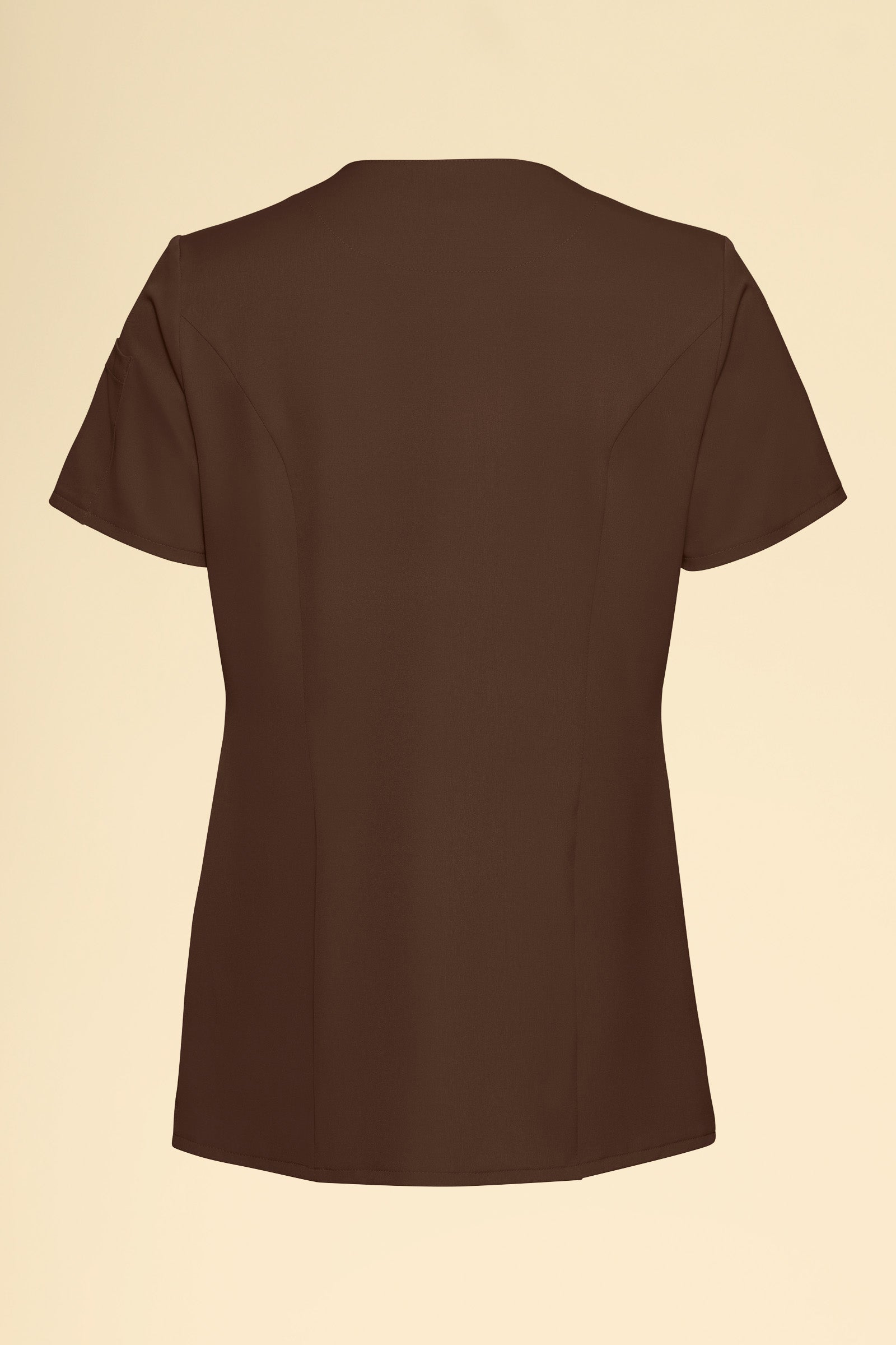 KAERE Kasack Damen - durchgeknöpft coffee, Vue de dos 