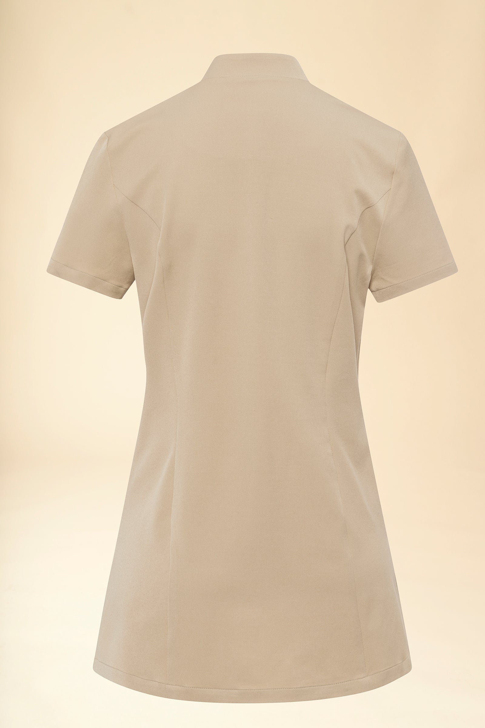 KAERE Kasack Damen - asymmetrische Knopfleiste sand, Vue de dos 