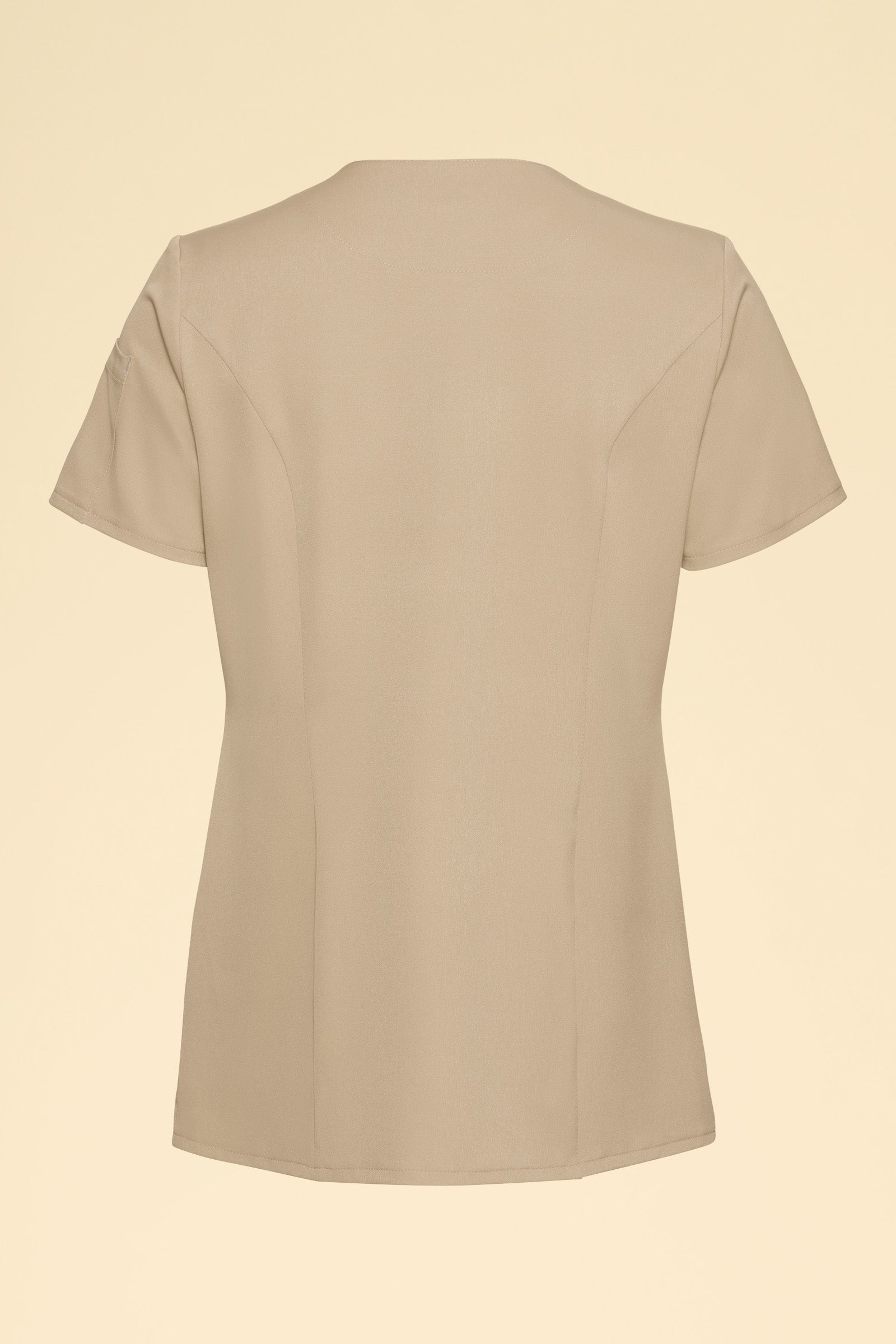 KAERE Kasack Damen - durchgeknöpft sand, Vue de dos 