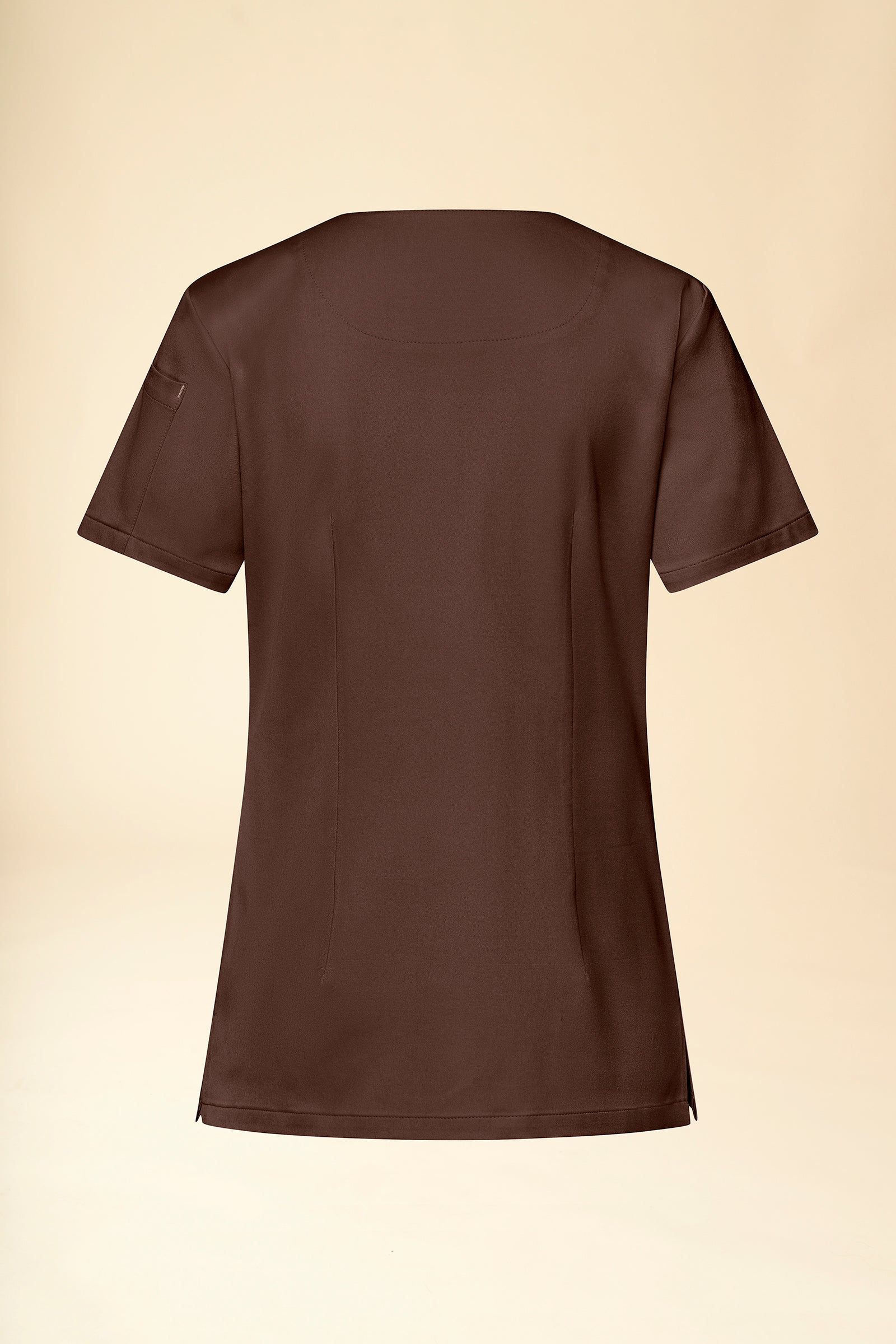 KAERE Schlupfkasack Damen - V-Ausschnitt coffee, Vue de dos 