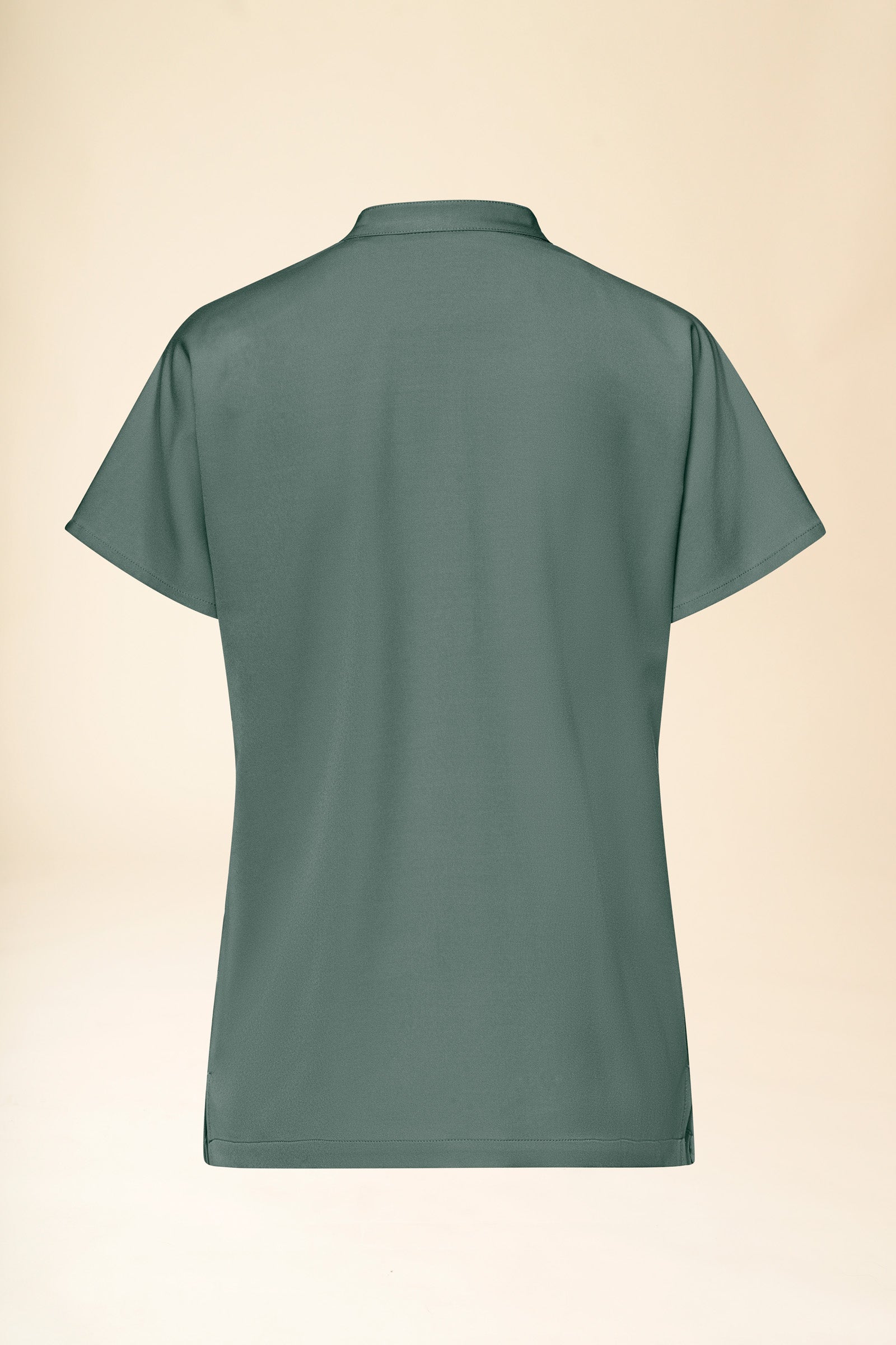 KAERE Schlupfkasack Damen - Stehkragen dunkelgrün, Vue de dos 