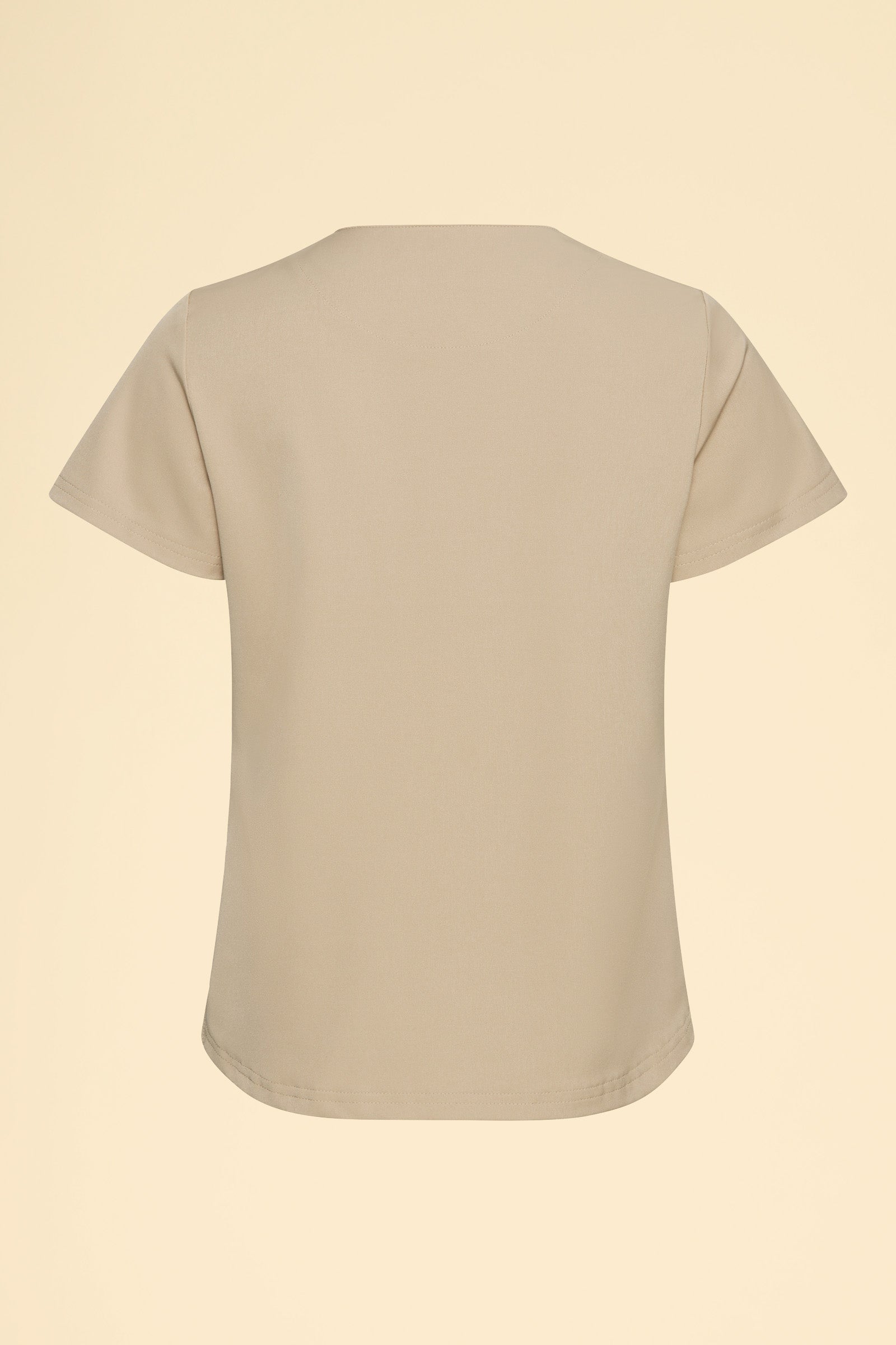 KAERE Shirt Damen - Rundhalsausschnitt sand, Vue de dos 