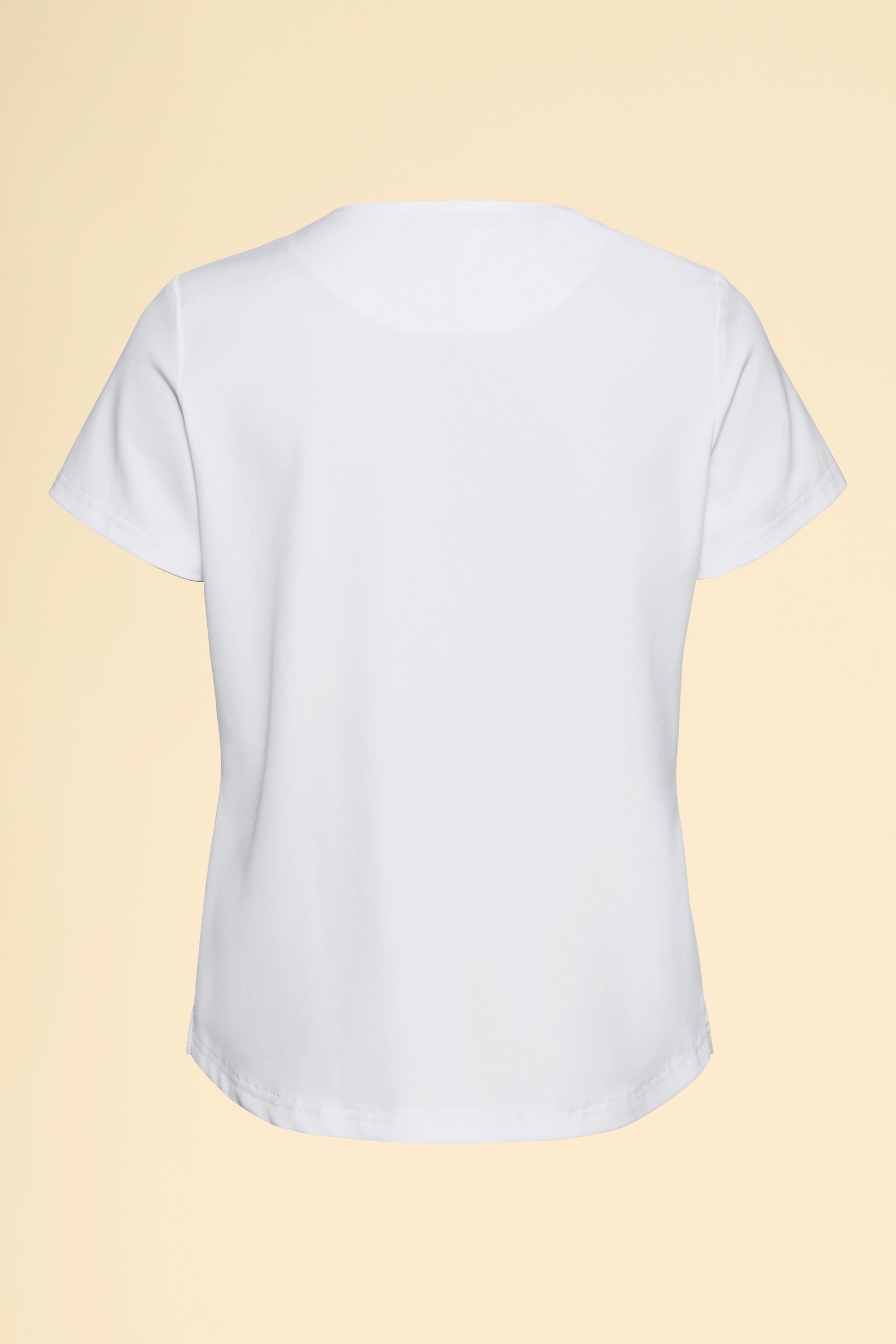 KAERE Shirt Damen - Rundhalsausschnitt weiss, Vue de dos 