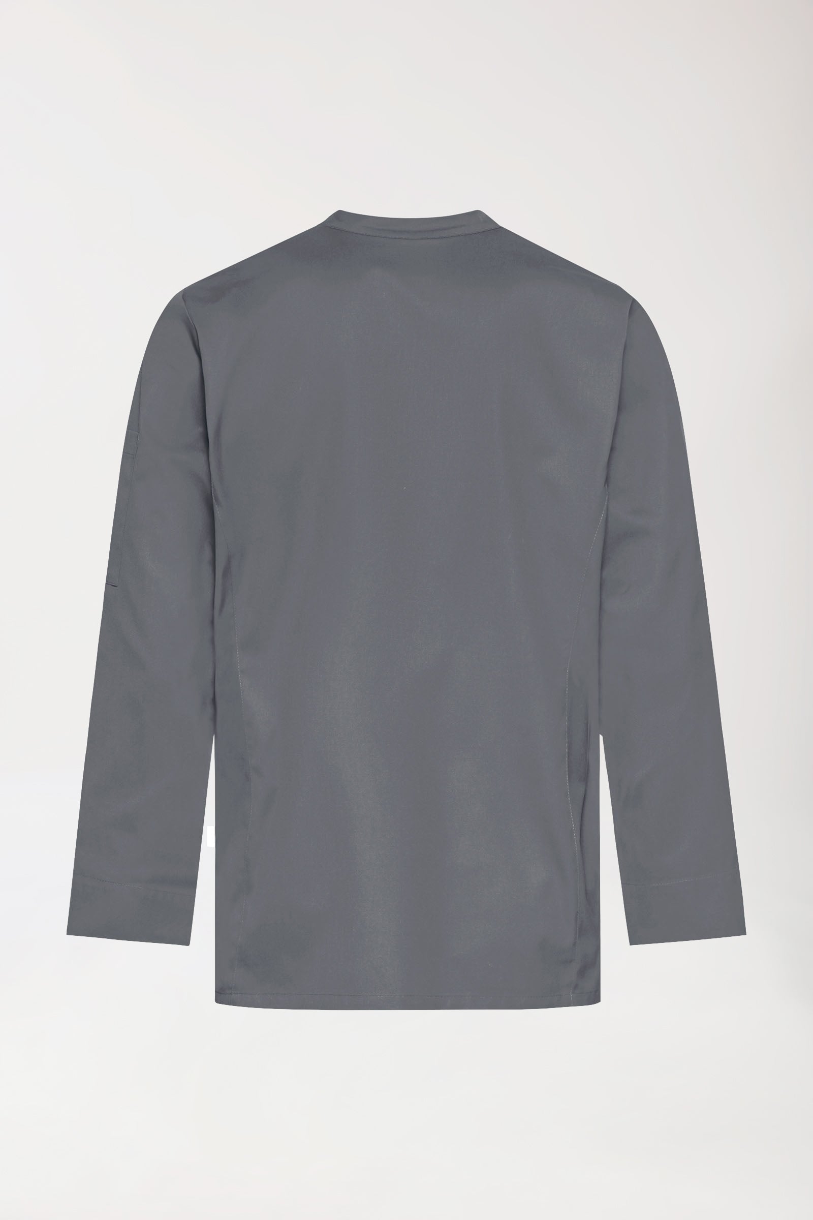 Gastro Kochjacke Herren - 1/1 Arm steingrau, Vue de dos 