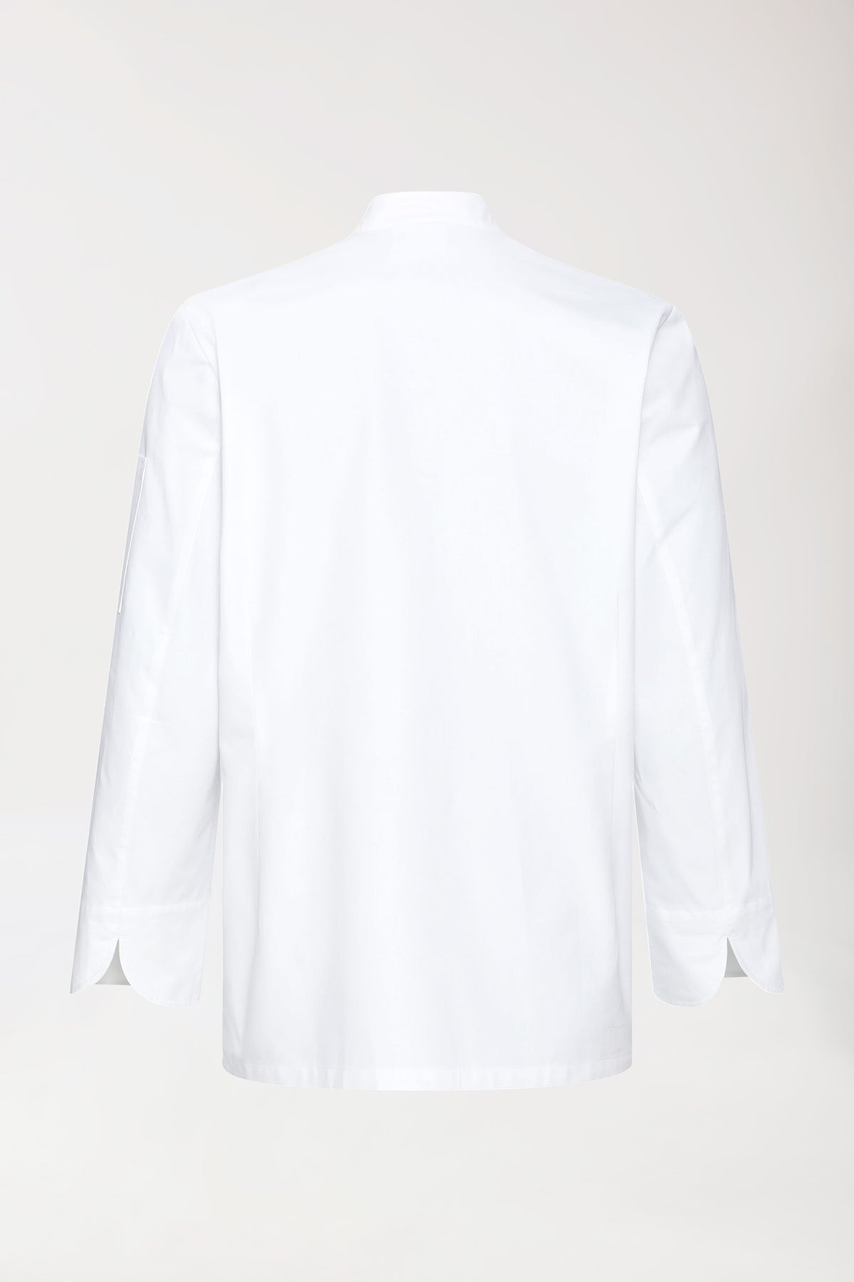 Gastro Kochjacke Herren aus Baumwolle - 1/1 Arm weiss, Rückansicht 