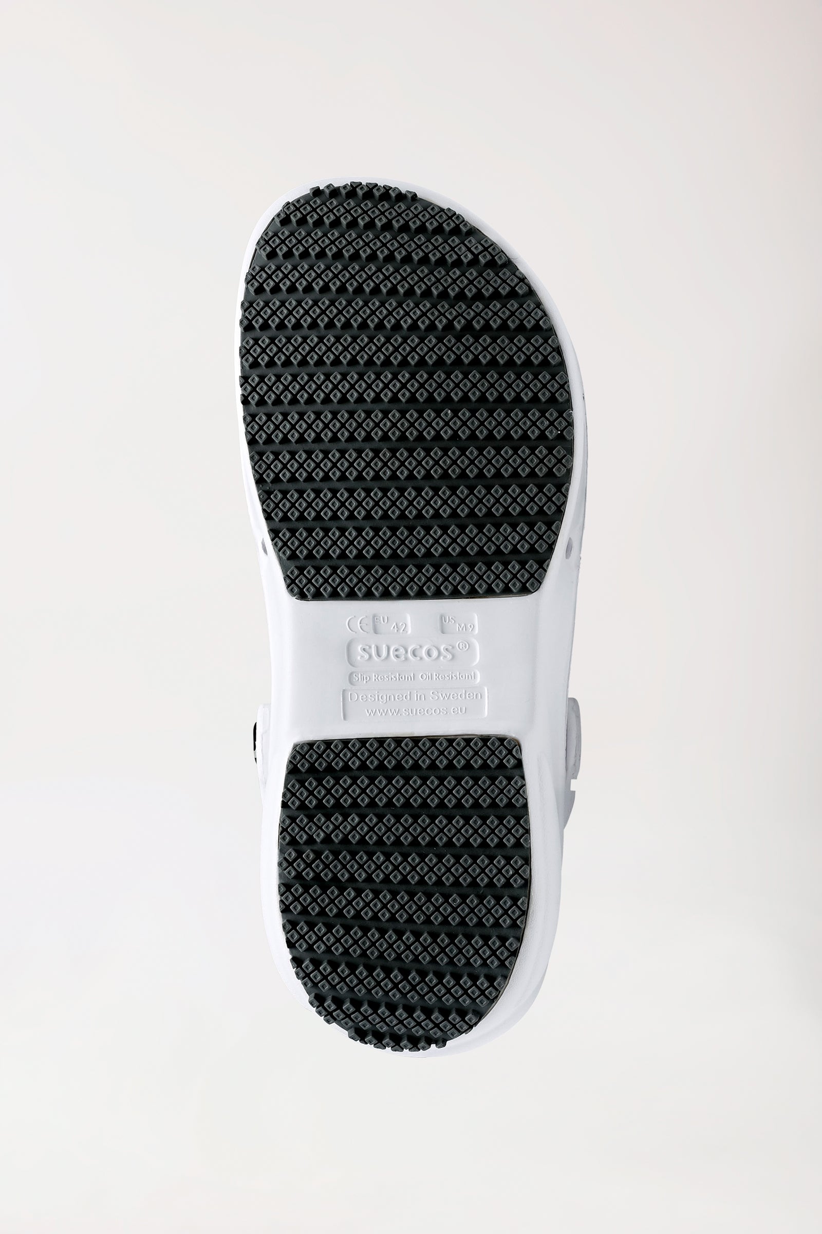 Berufs-Clog Weiss suecos Unisex, Vue de dos 