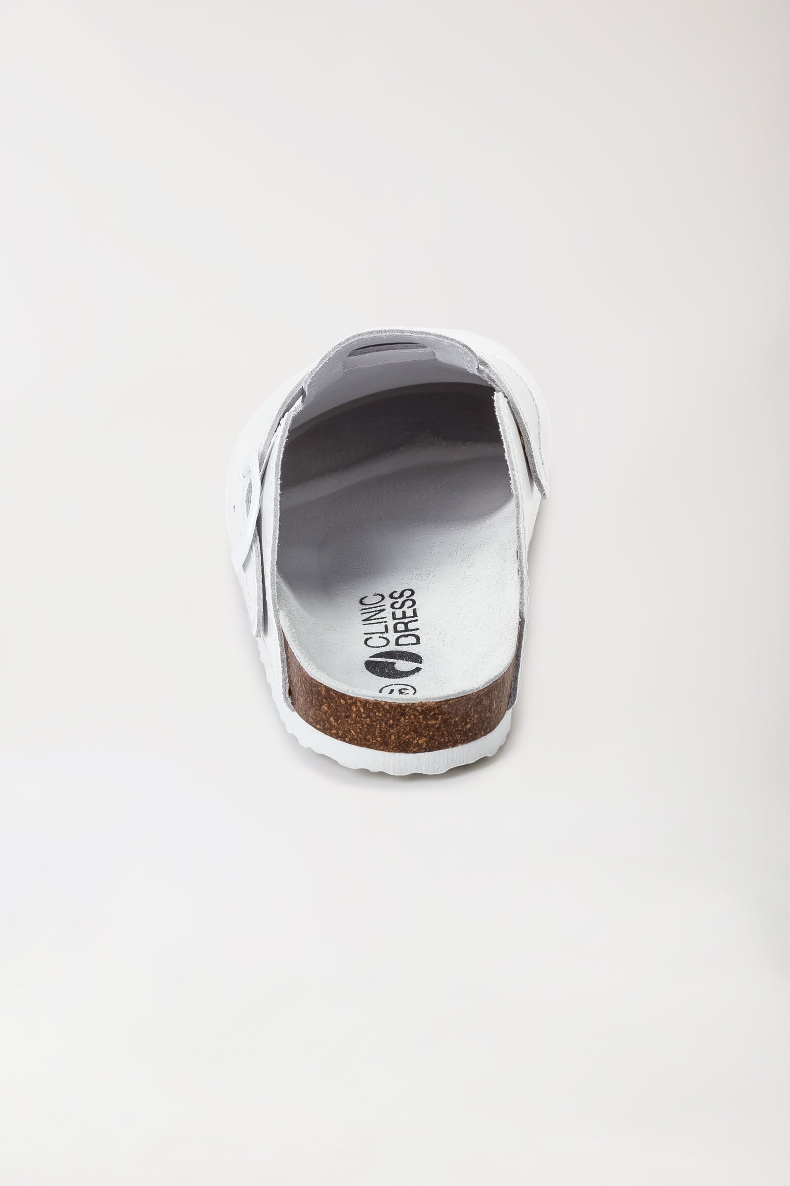 Unisex Clog weiss, Rückansicht 