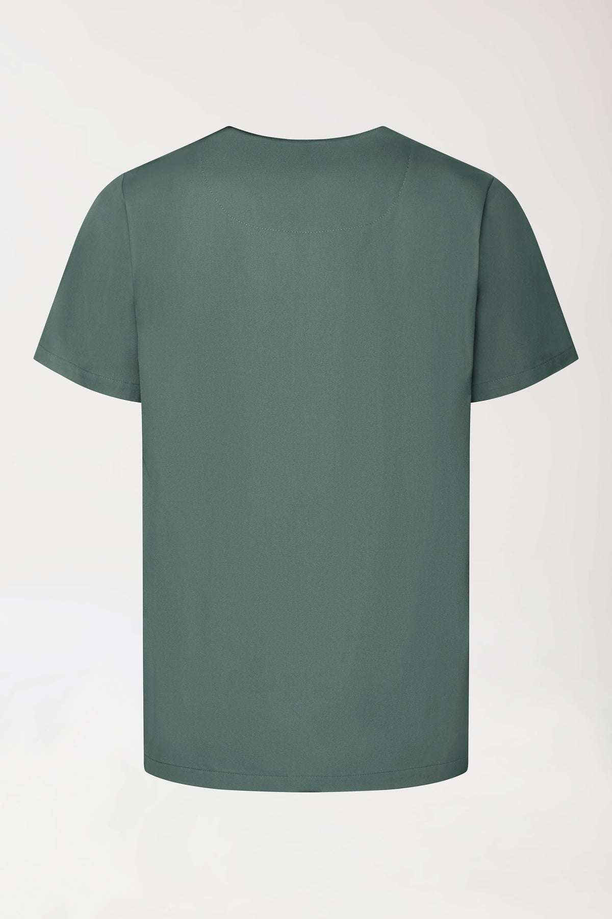 GREEN Stretch Schlupfkasack Unisex - V-Ausschnitt dunkelgrün, Vue de dos 
