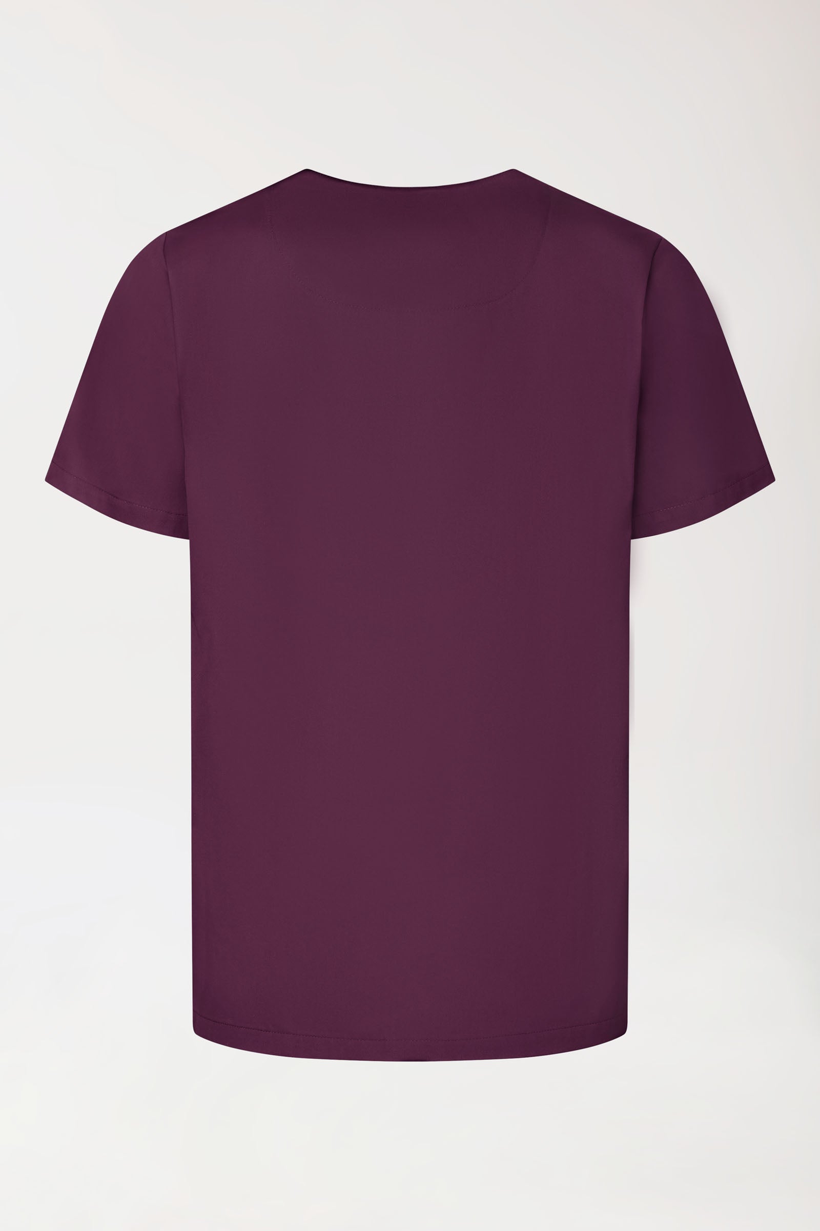 GREEN Stretch Schlupfkasack Unisex - V-Ausschnitt pflaume, Vue de dos 