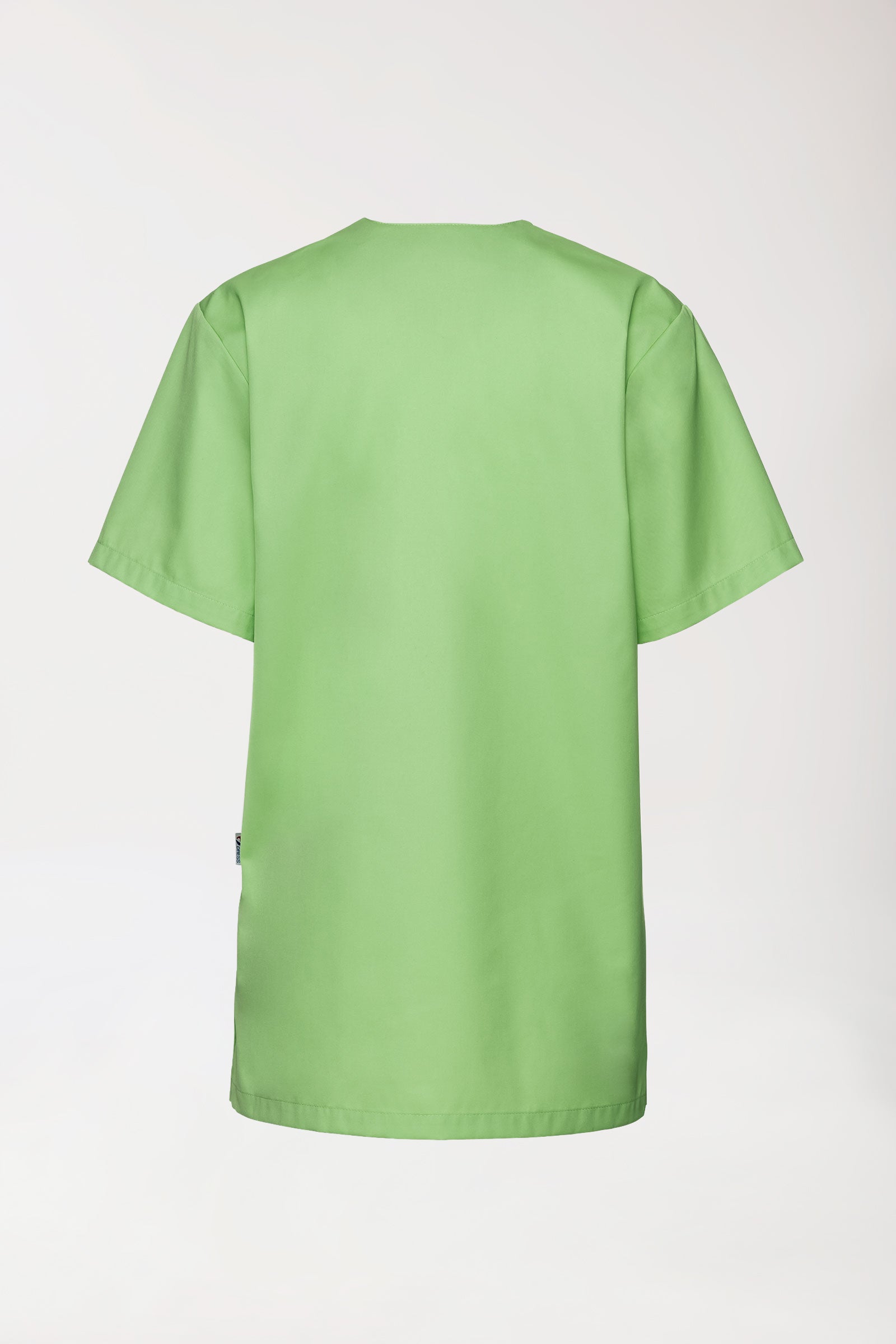 Schlupfkasack Apfelgrün V-Ausschnitt, Vue de dos 