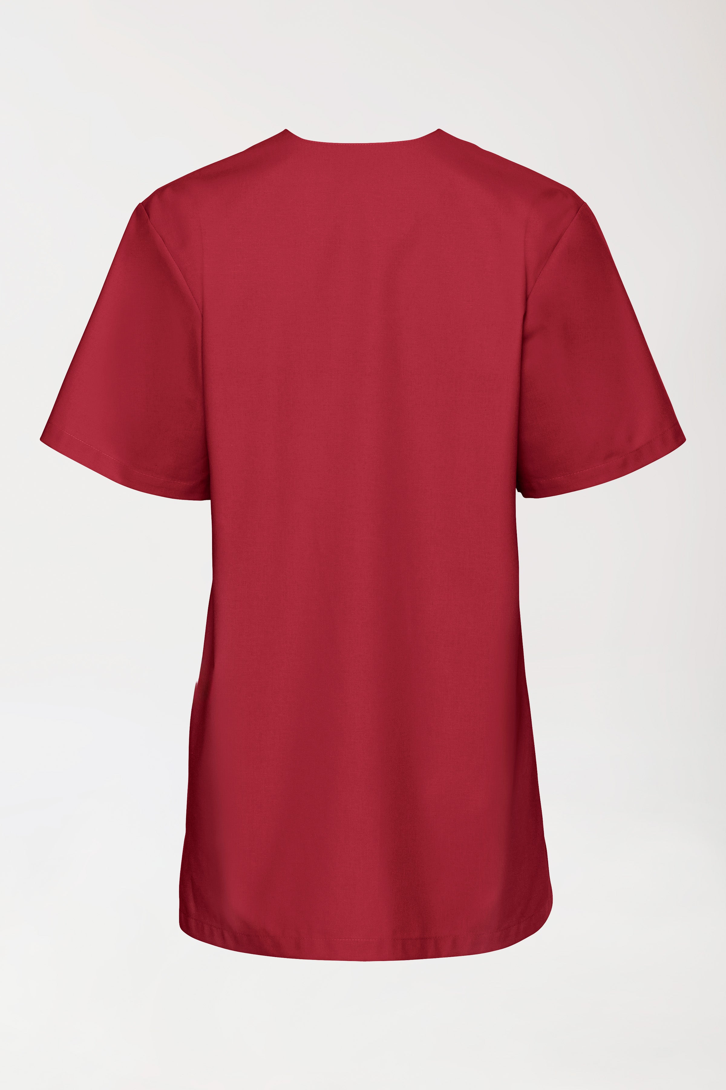 Schlupfkasack Unisex - V-Ausschnitt rot, Vue de dos 