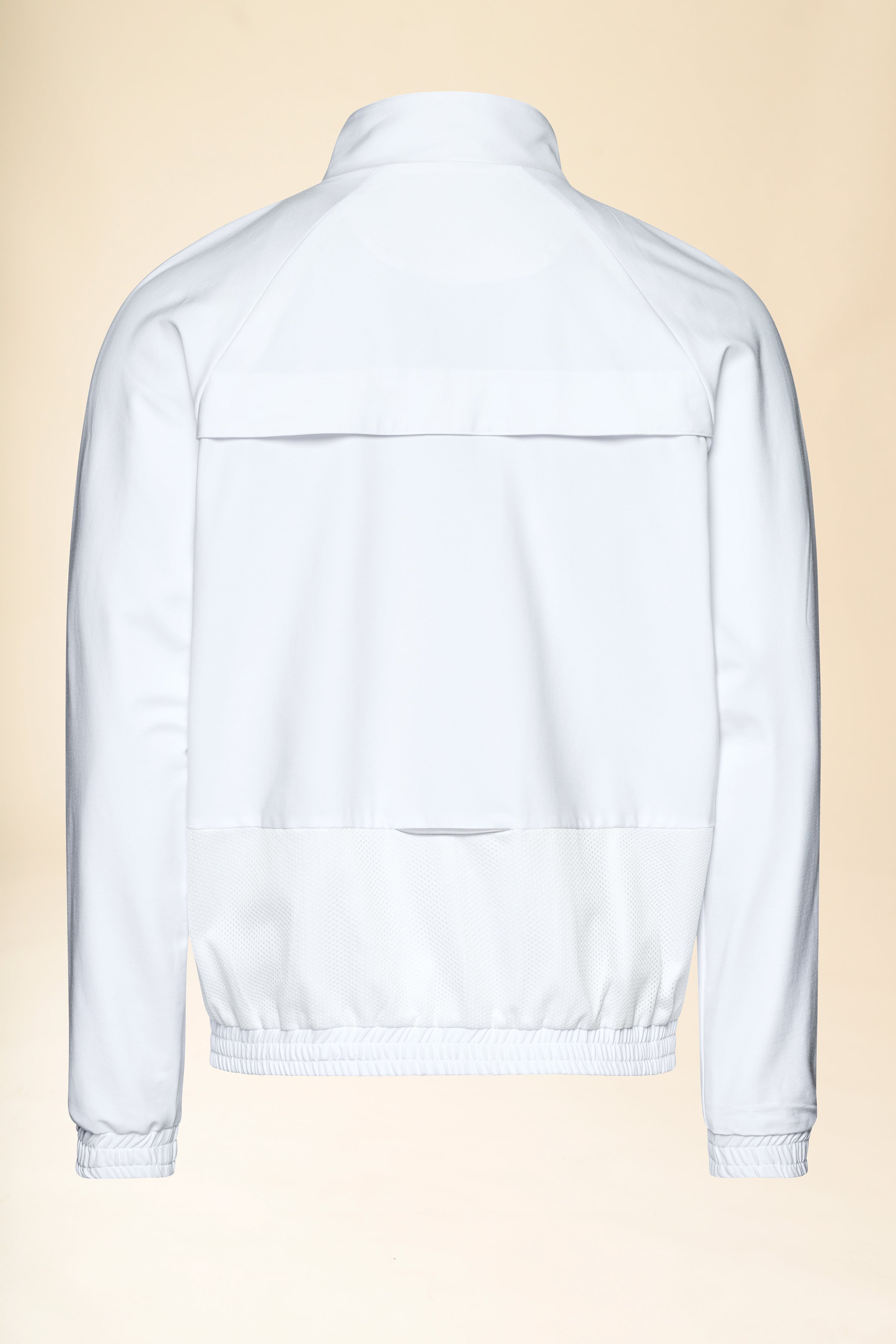 KAERE Blousonjacke Herren - mit elastischen Bündchen weiss, Vue de dos 