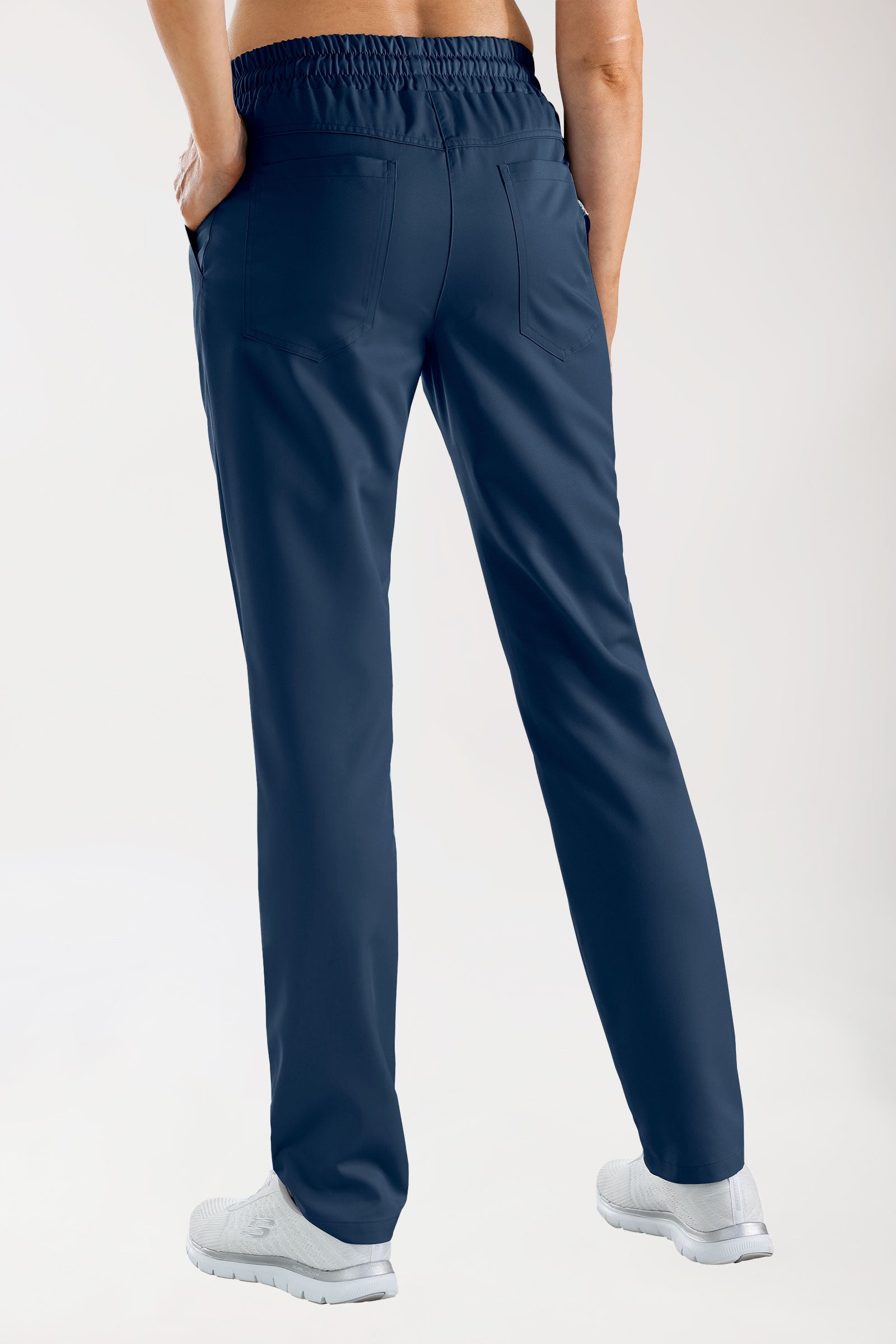 GREEN Hose Unisex - Gummibund navy, Vue de dos 