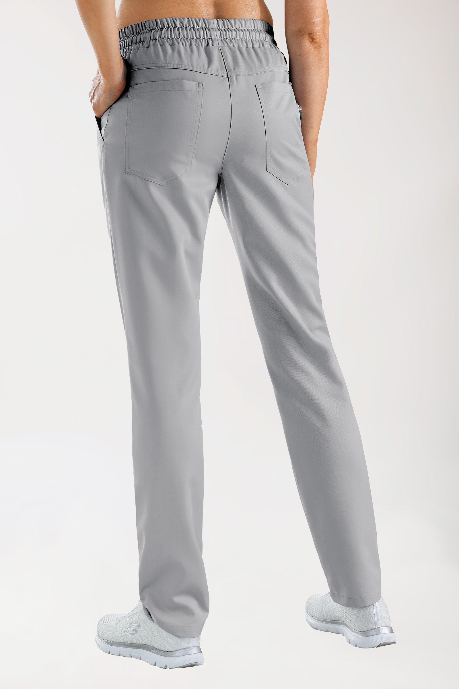 GREEN Hose Unisex - Gummibund perlgrau, Vue de dos 