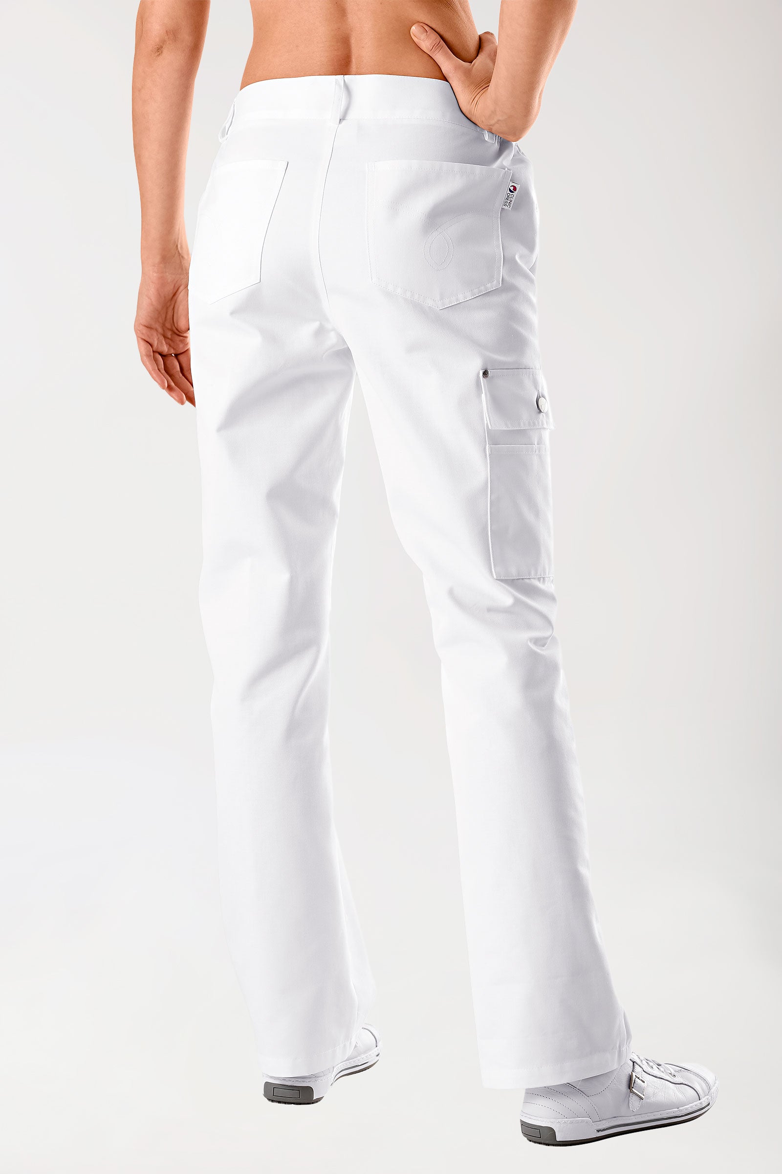 JUST STRONG Hose Unisex - Teilgummibund weiss