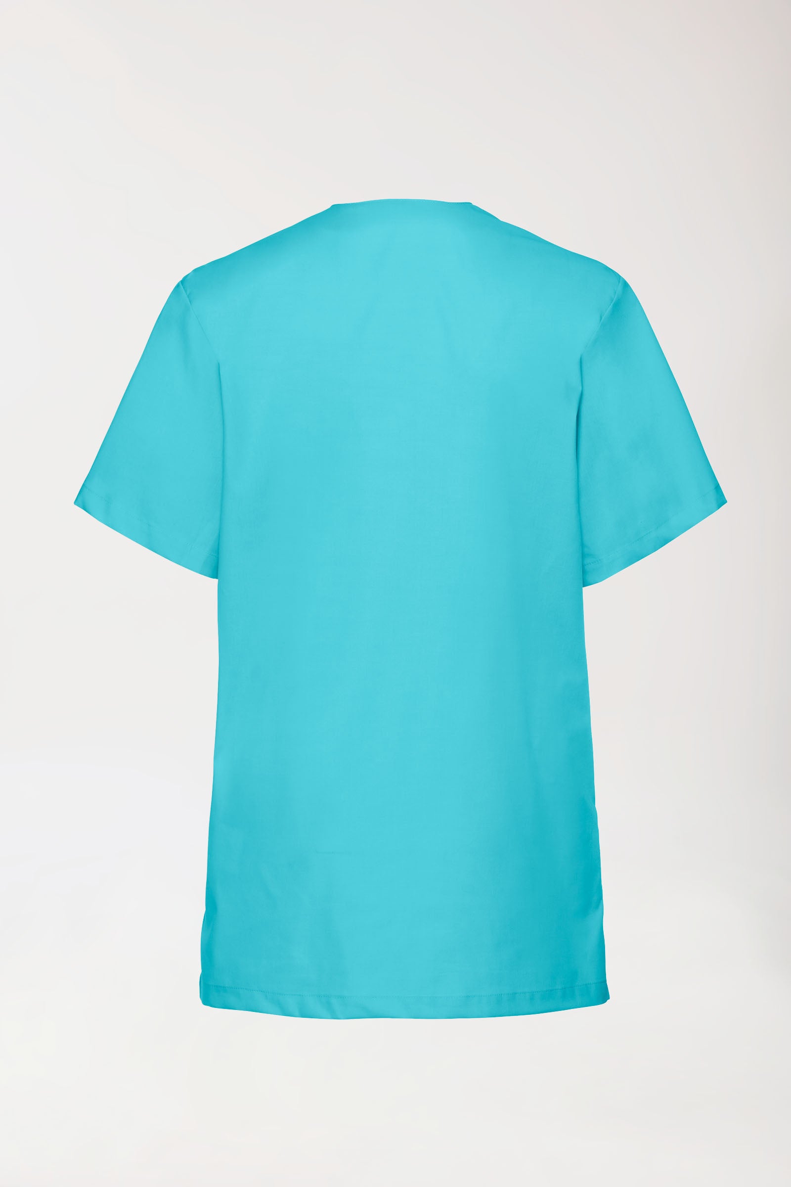 Stretch Schlupfkasack Unisex - V-Ausschnitt curaçao, Vue de dos 