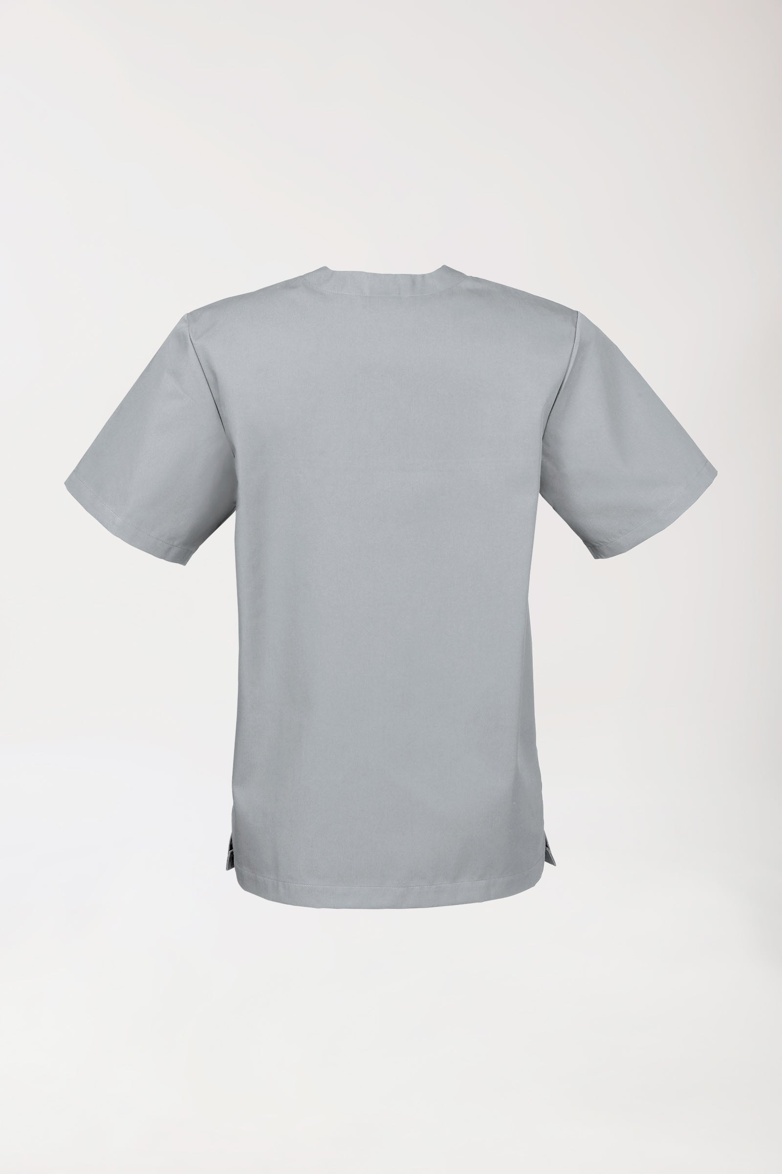 JUST STRONG Schlupfkasack Unisex - V-Ausschnitt grau, Rückansicht 