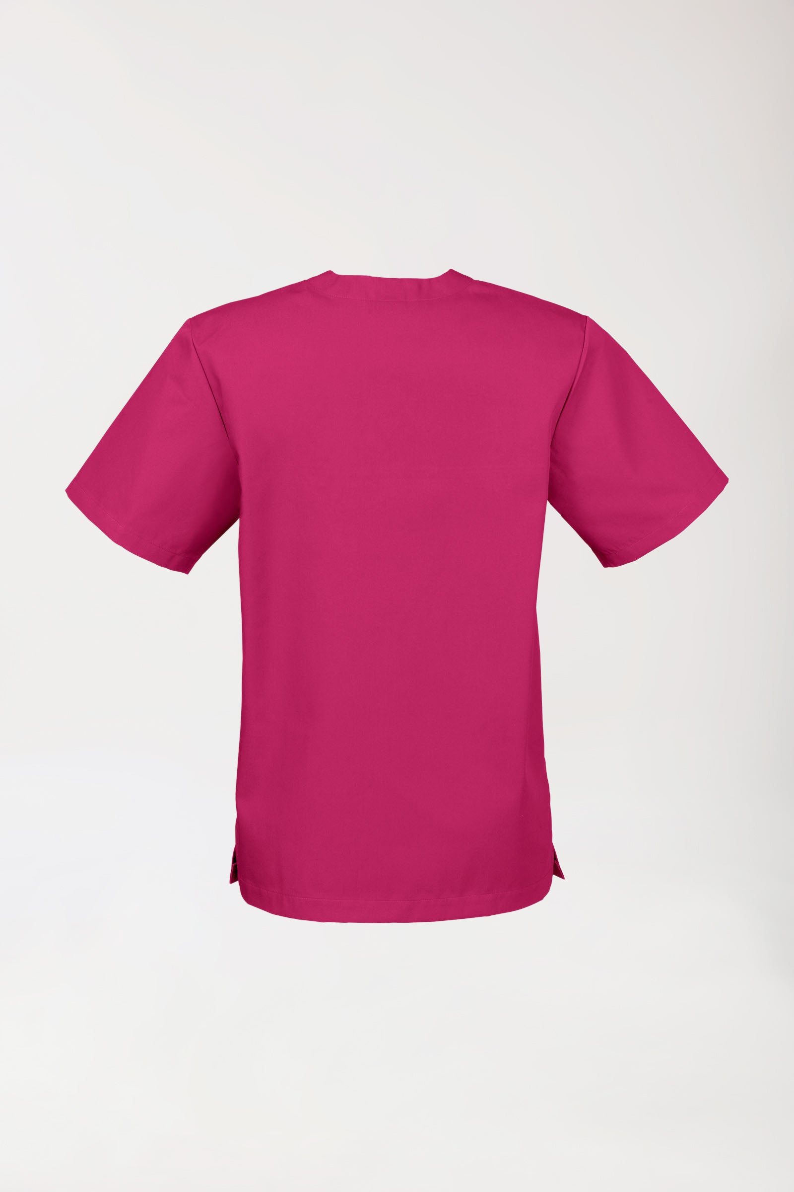 JUST STRONG Schlupfkasack Unisex - V-Ausschnitt pink, Rückansicht 
