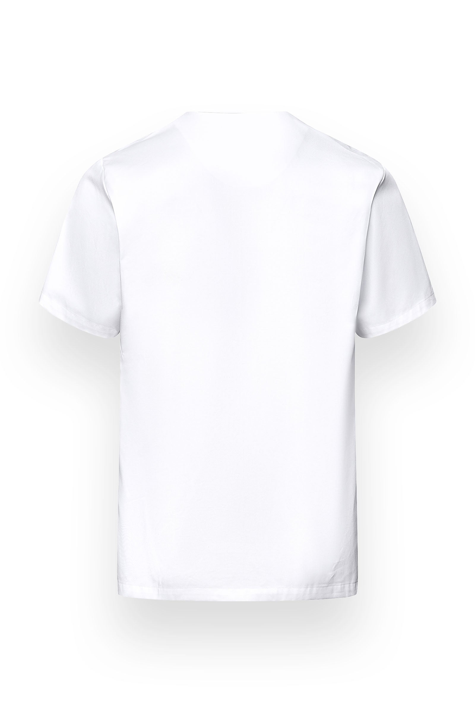 Schlupfkasack Unisex - V-Ausschnitt weiss, Vue de dos 
