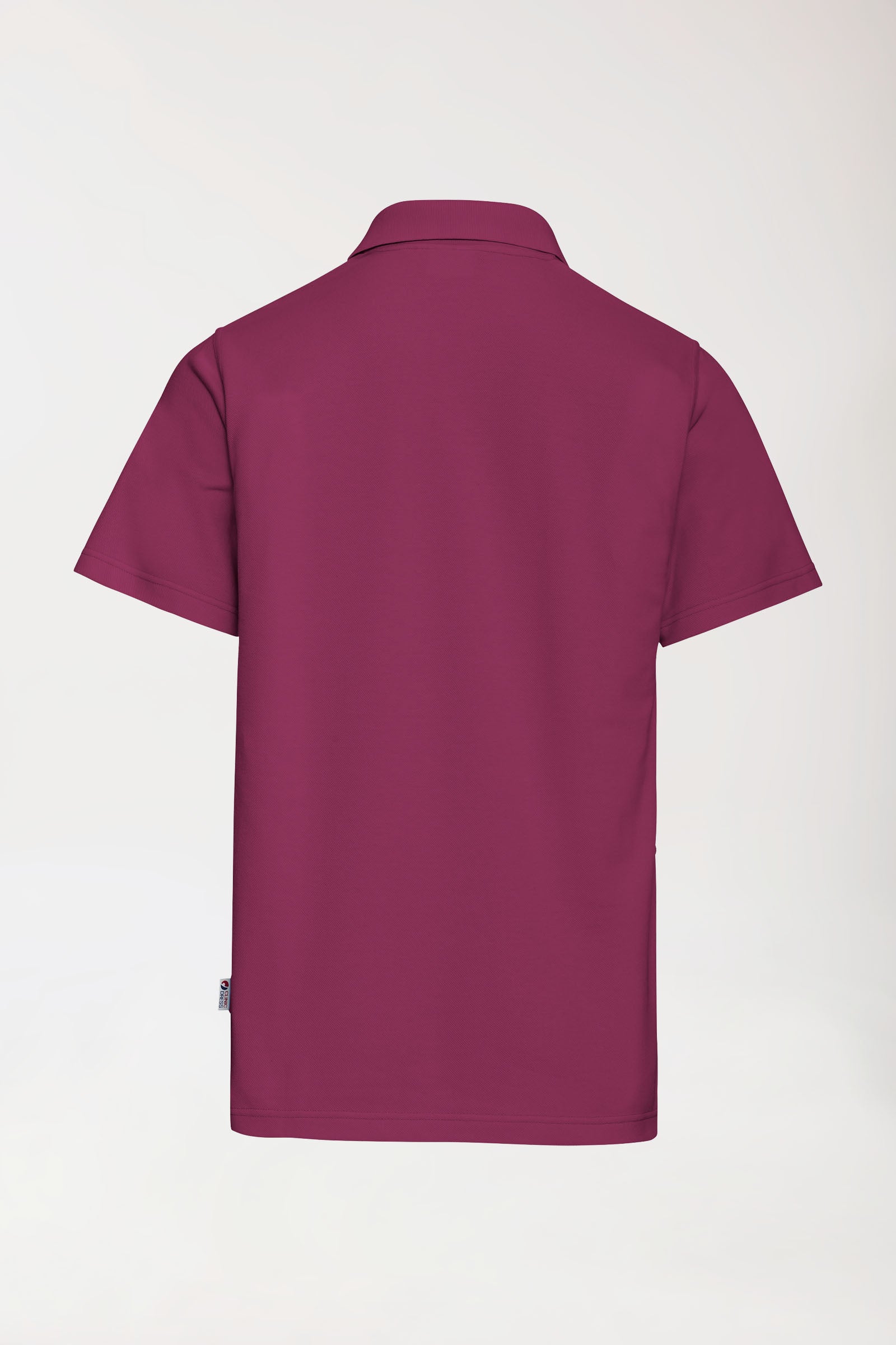 CORE Shirt Unisex - Polokragen berry, Rückansicht 