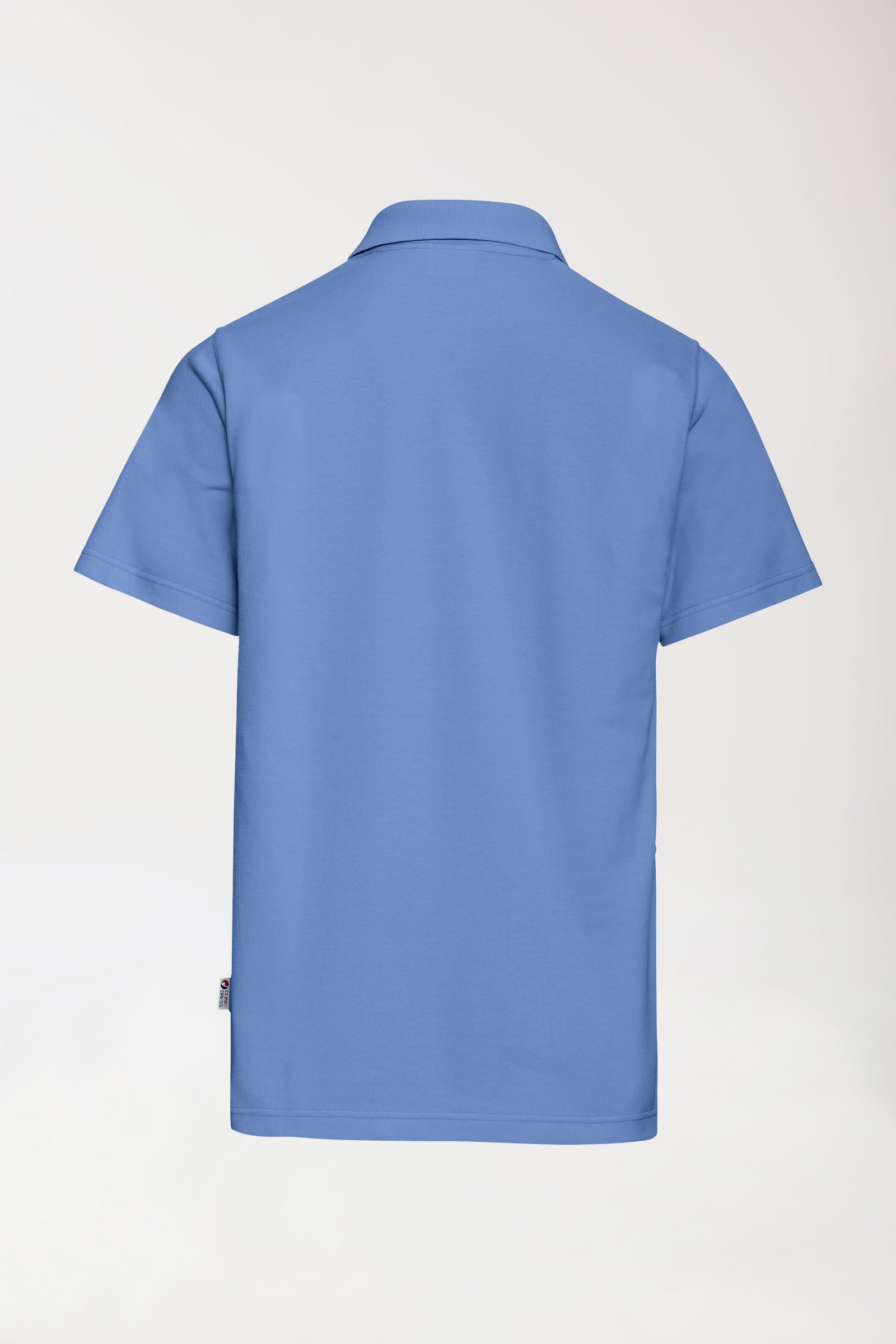CORE Shirt Unisex - Polokragen petrolblau, Rückansicht 