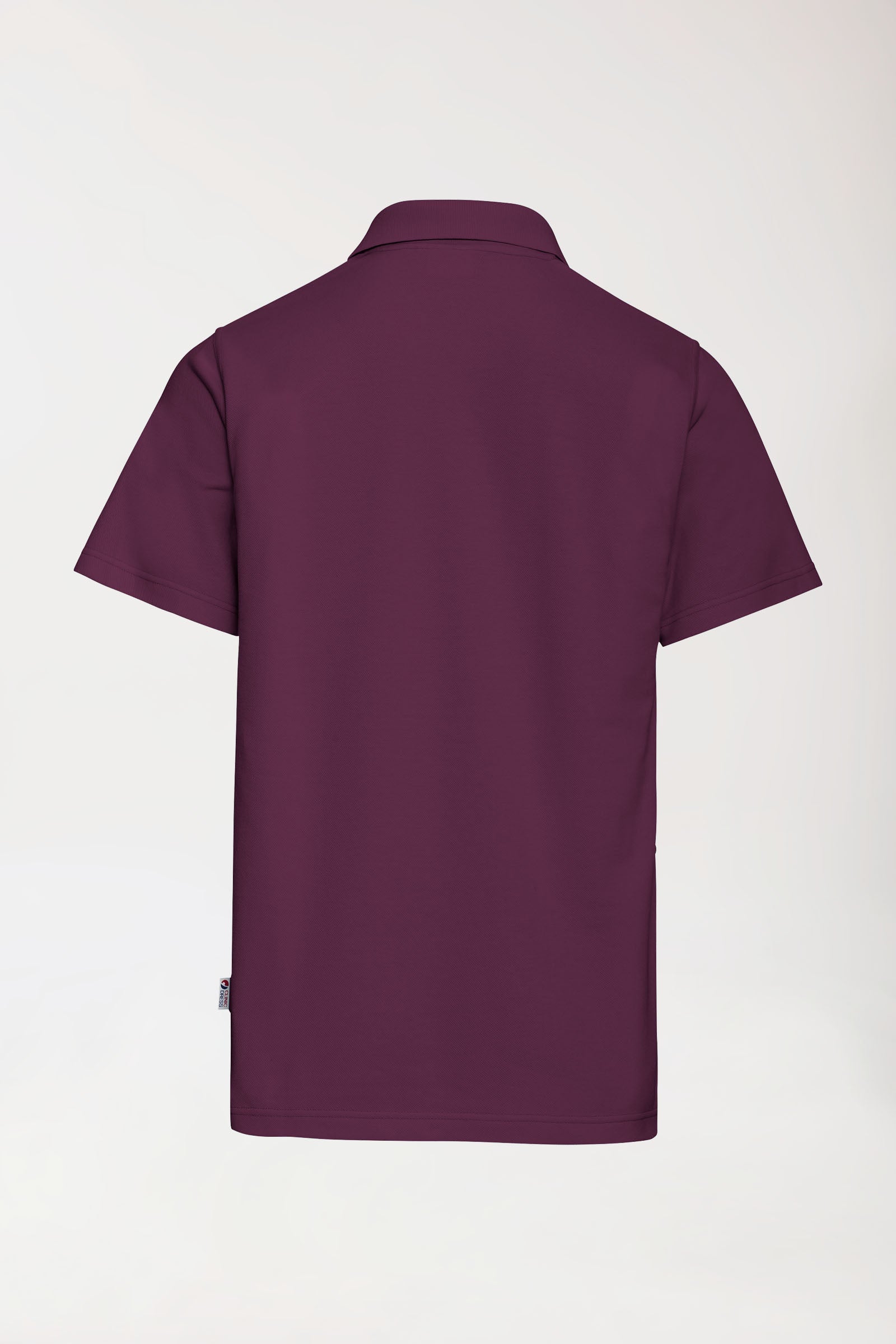 CORE Shirt Unisex - Polokragen pflaume, Vue de dos 