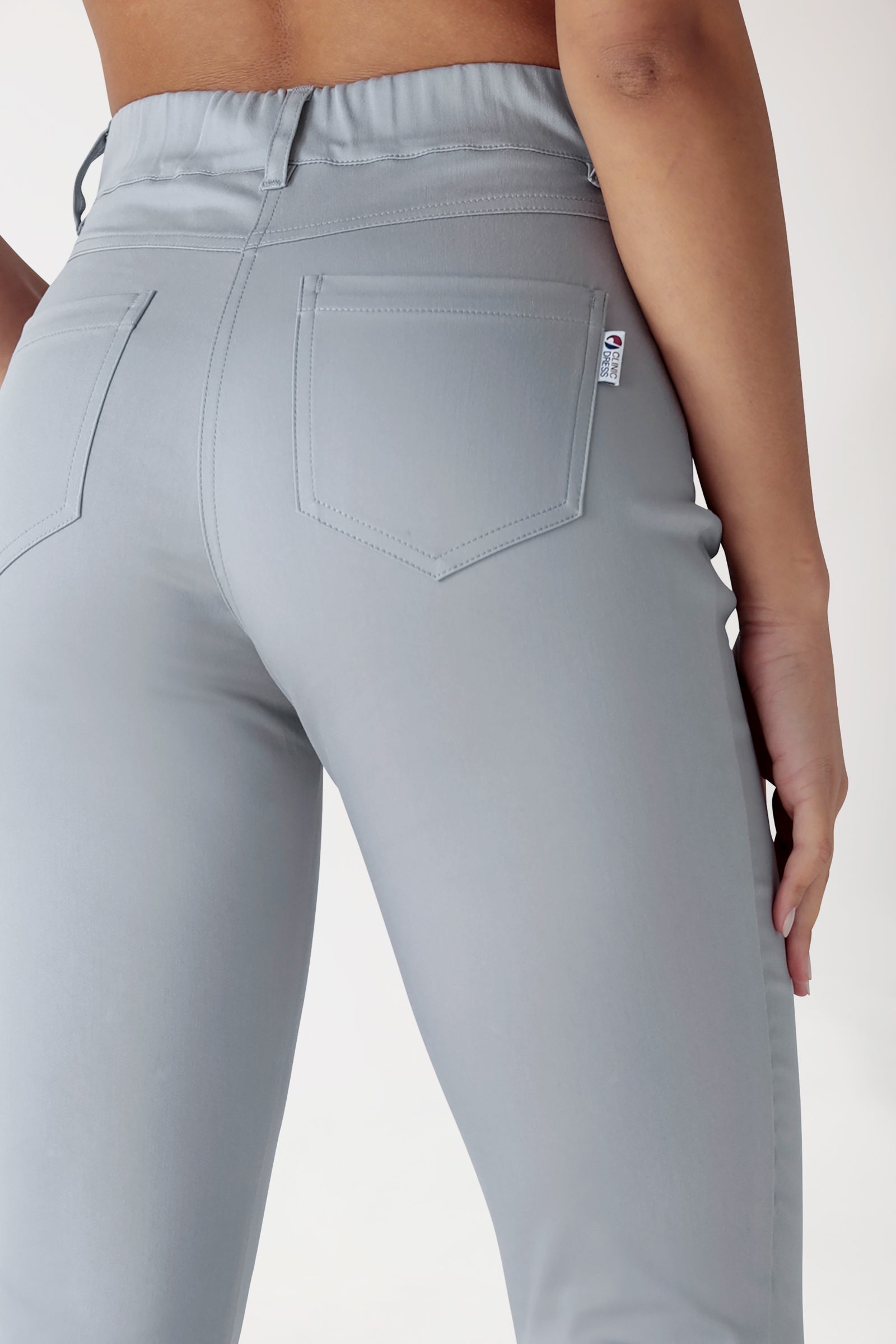 COMFY FLEX 5-Pocket Hose Damen - schlankes Bein grau