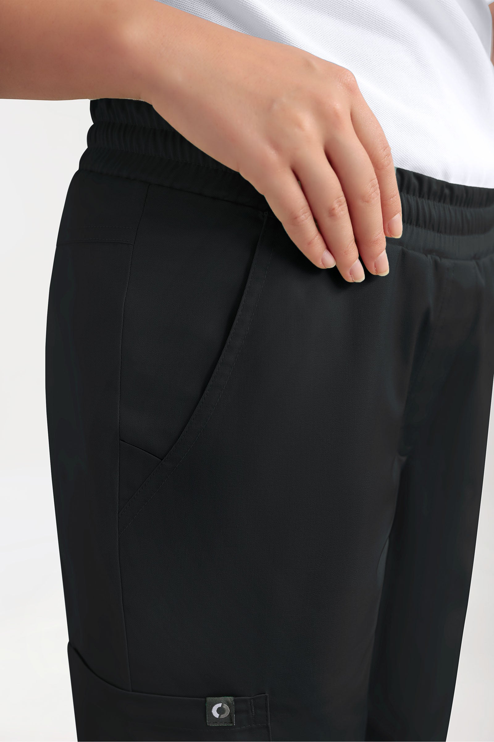 GREEN Stretch Hose Damen - Jogpants Style schwarz