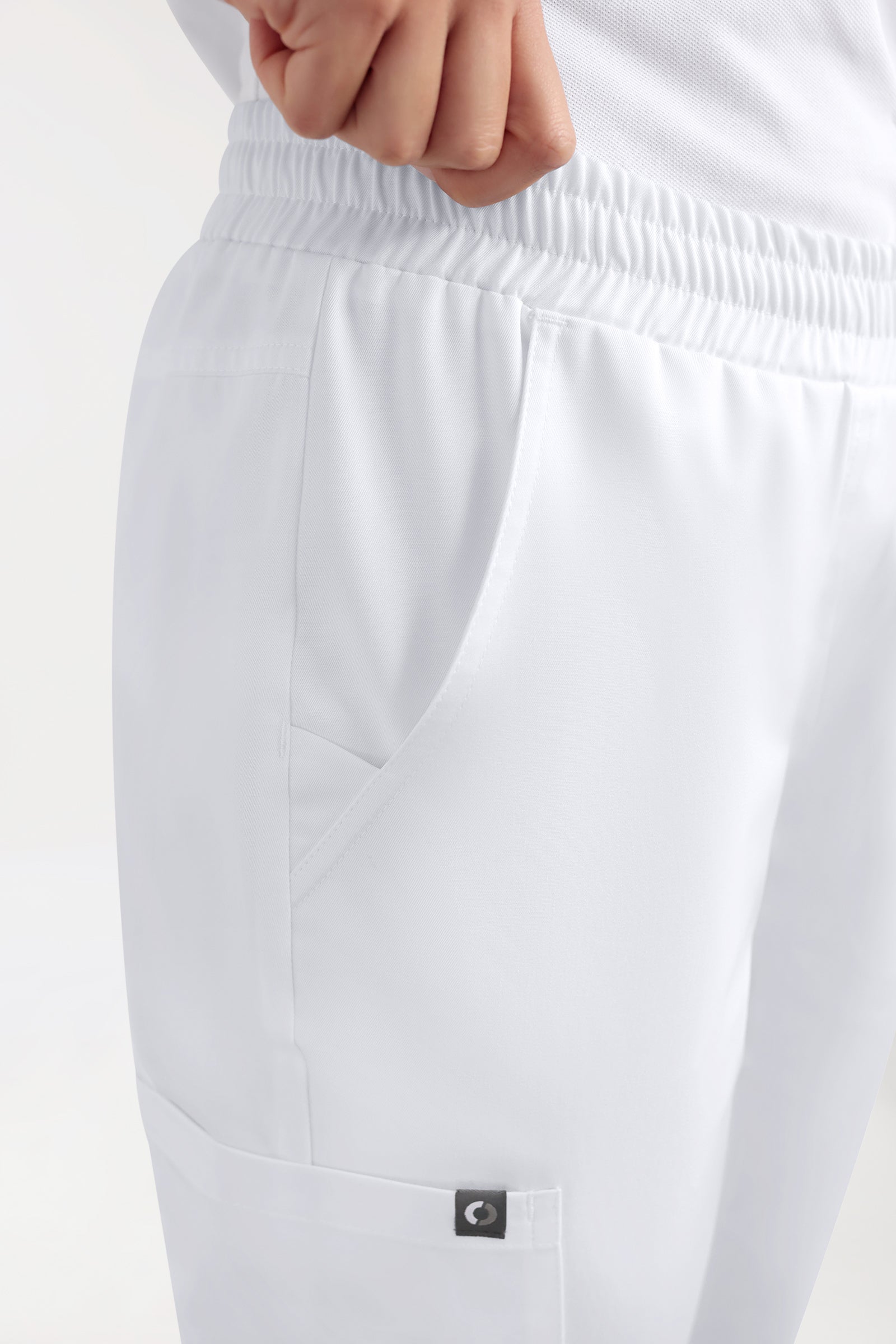 CORE Cargohose Damen - Jogpants Style weiss