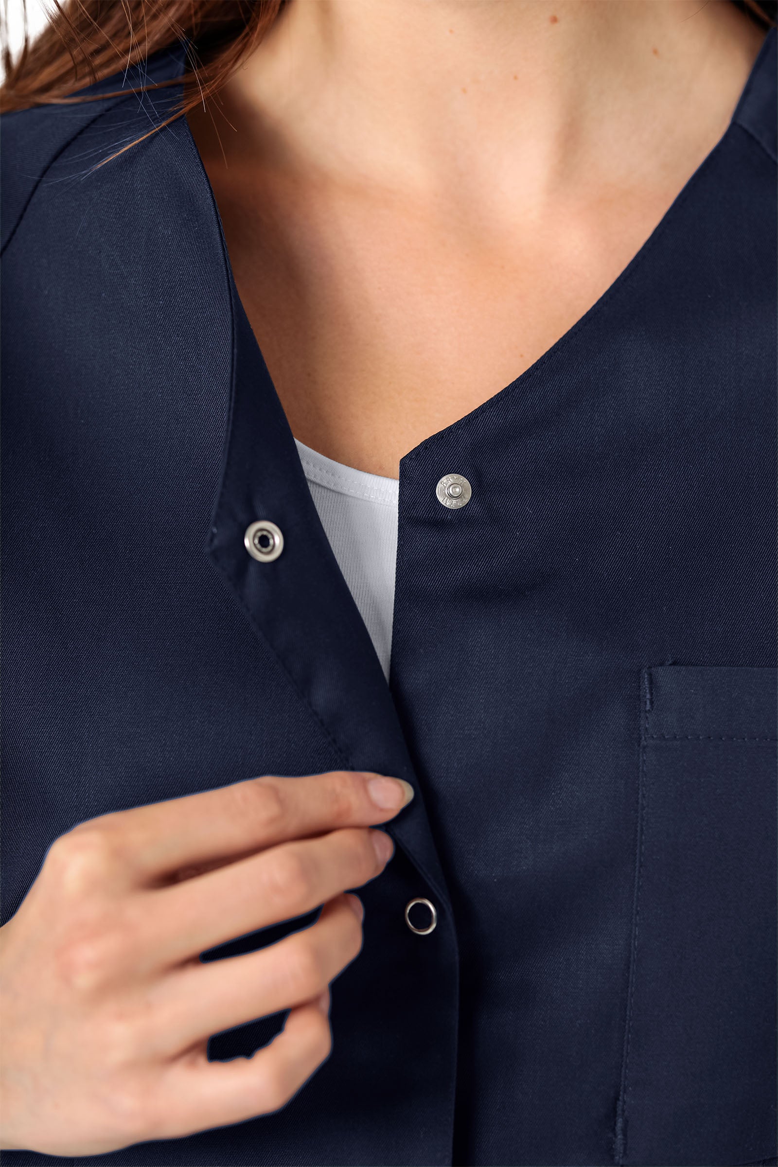 CORE Kasack Damen - durchgeknöpft navy