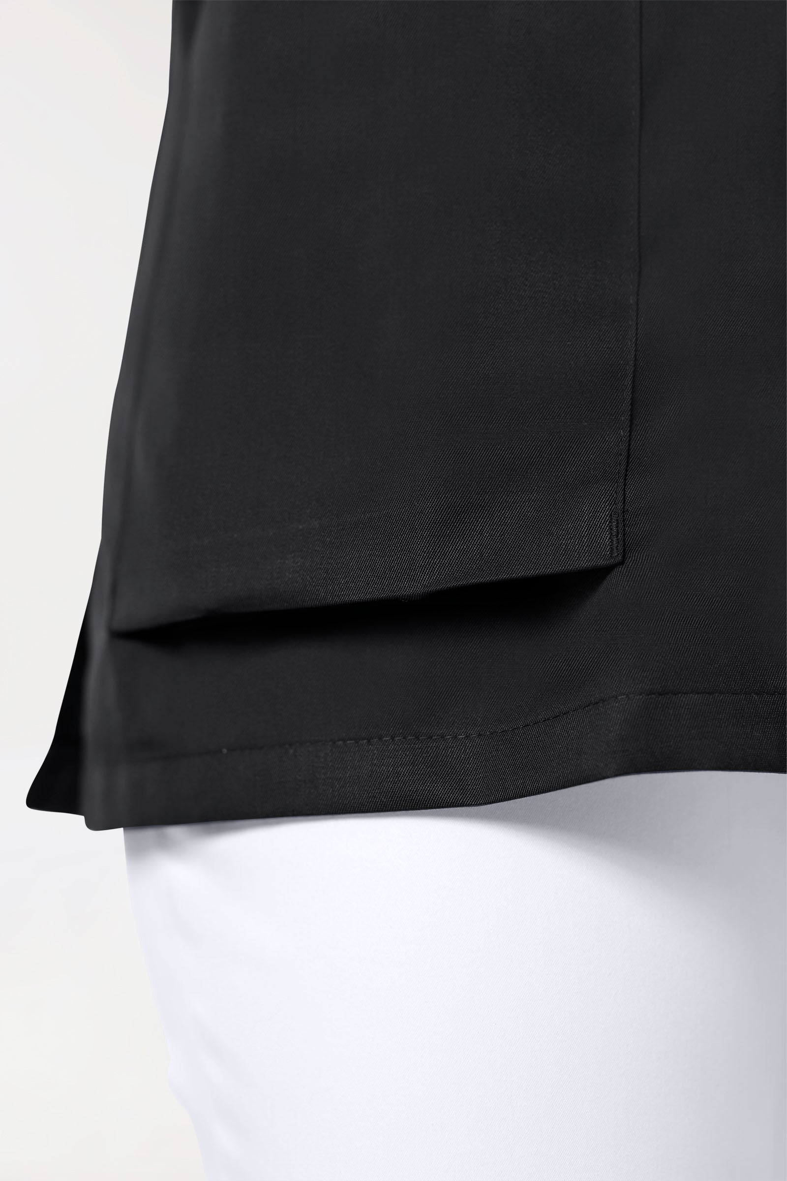 CORE Kasack Damen - durchgeknöpft schwarz