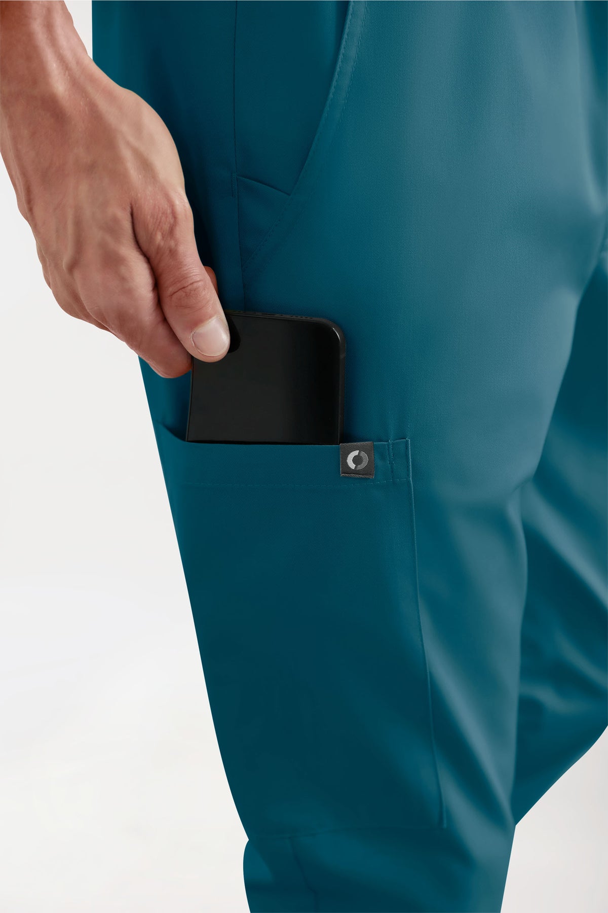 GREEN Stretch Hose Herren - Jogpants Style petrol
