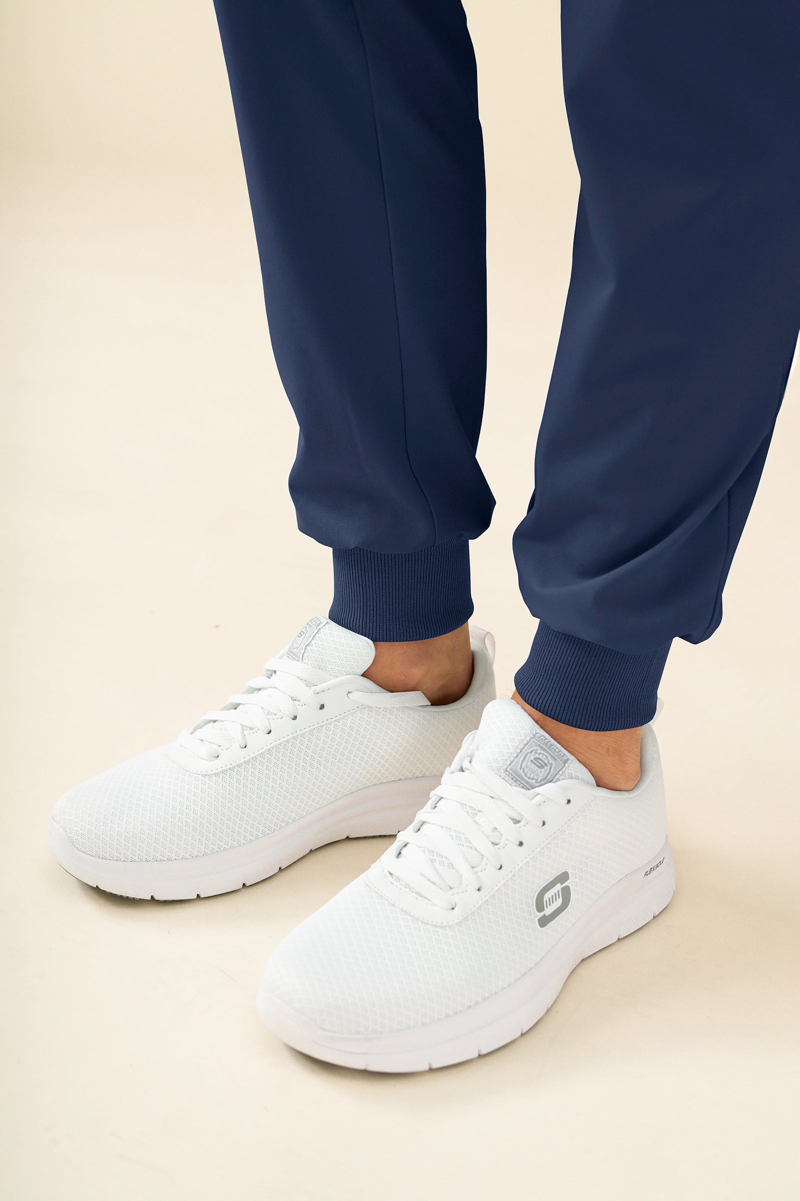 KAERE Hose Herren - Saumbündchen Kurzgr. mit Beintaschen navy