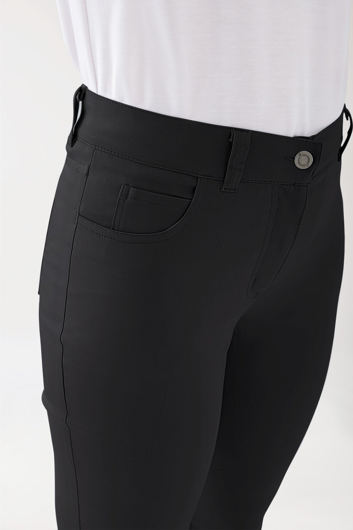 COMFY FLEX 5-Pocket Hose Damen - gerades Bein schwarz