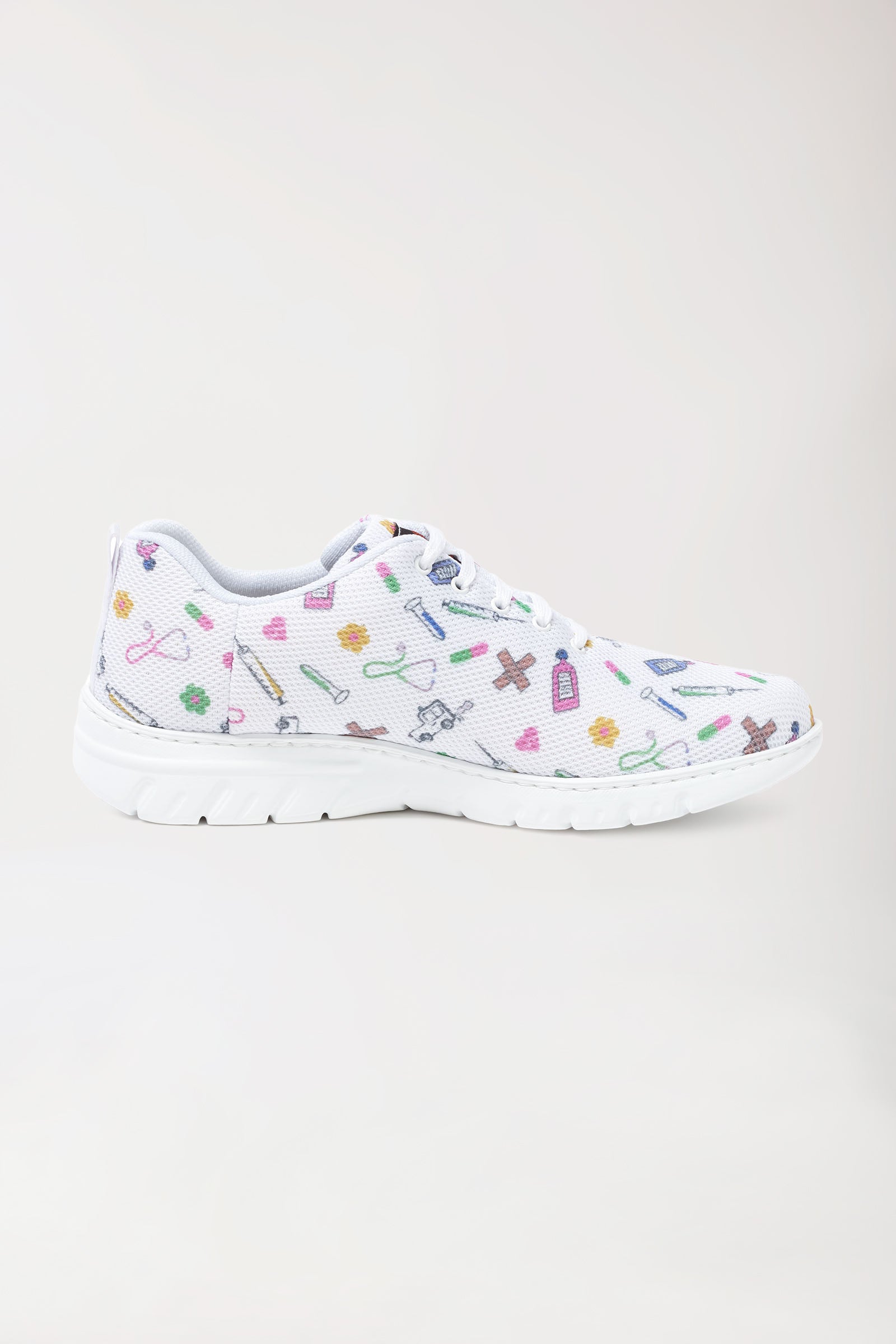 Unisex Berufsschuh weiss/bunt