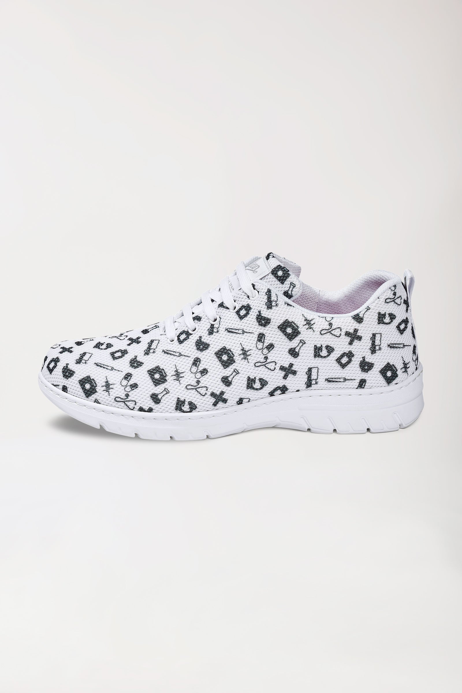 Unisex Berufsschuh weiss/schwarz