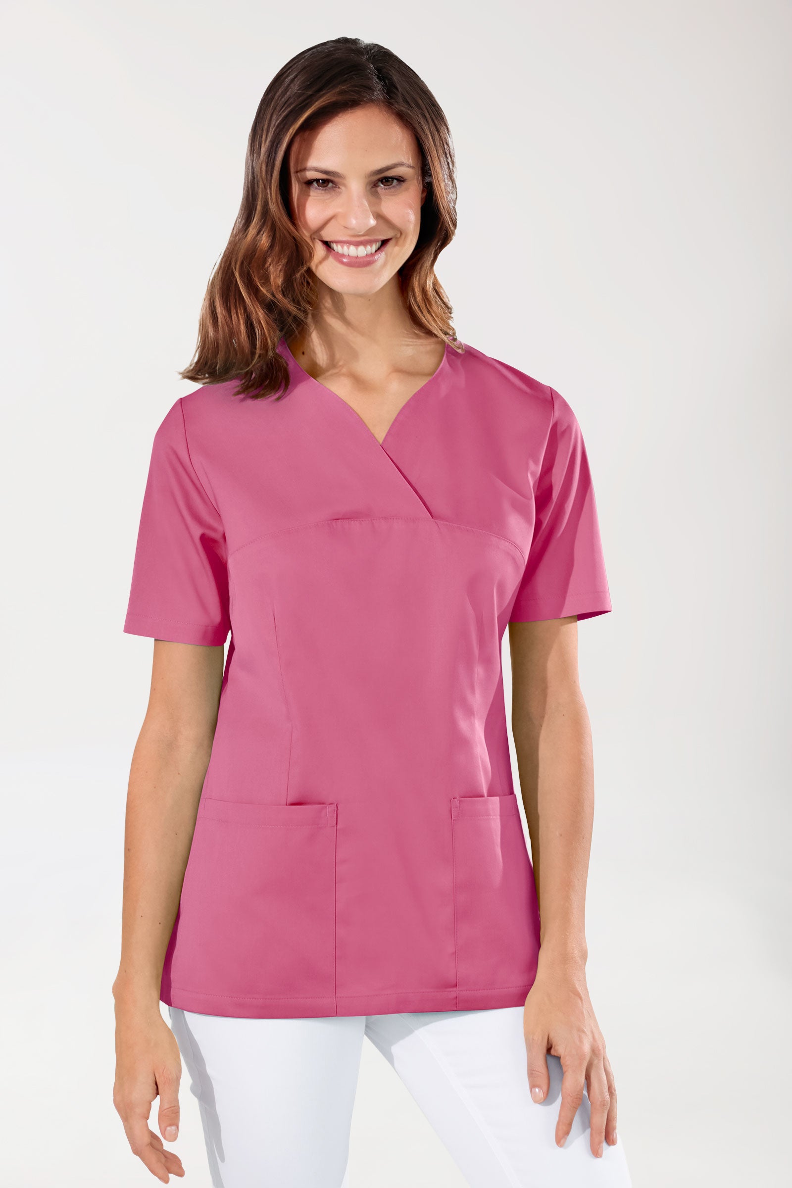 CORE Schlupfkasack Damen - Herzausschnitt rosenholz